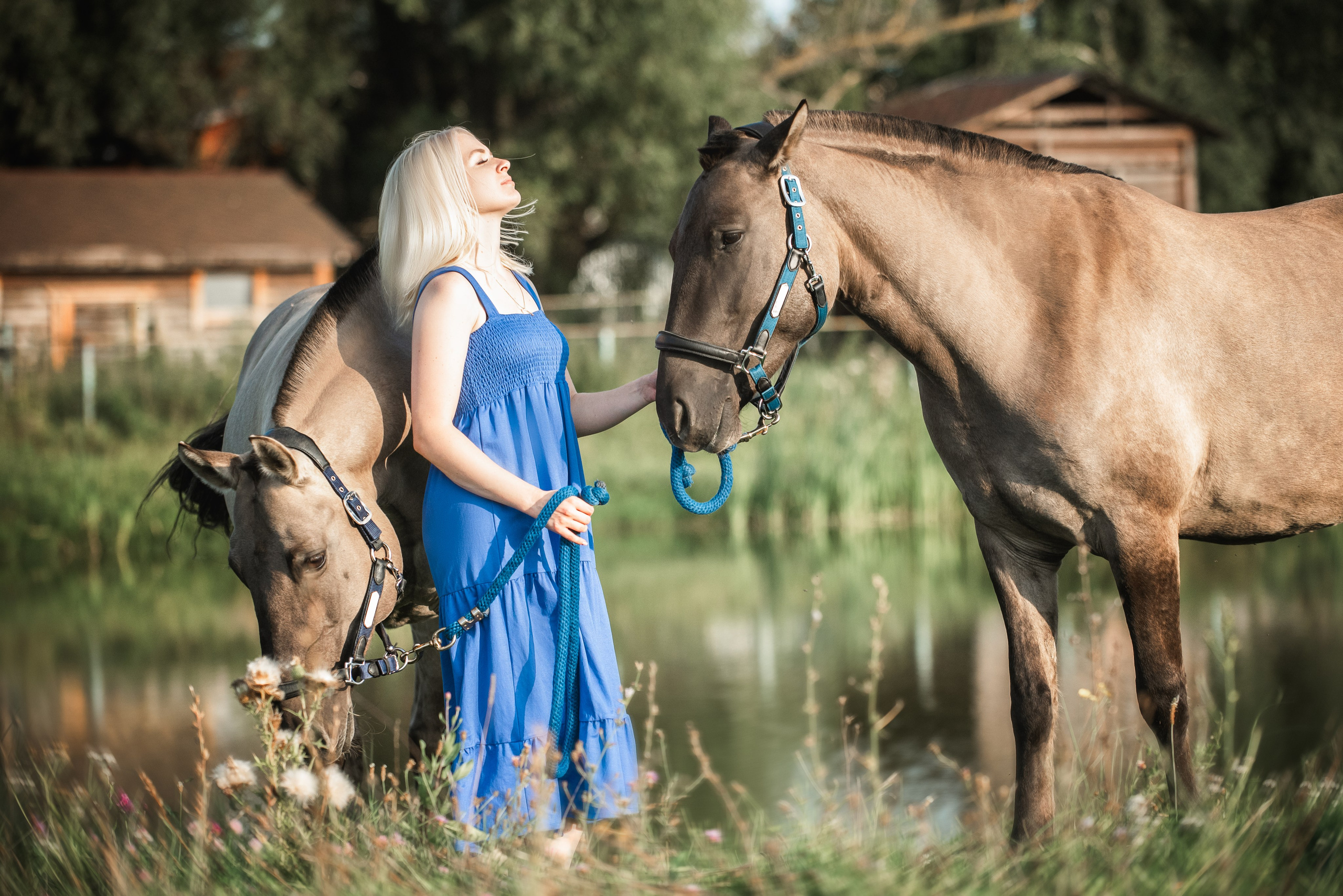 Катя SedlaMSK и Кася с Габи. Конный фотограф Куракина Дарья • Фотосессии с лошадьми