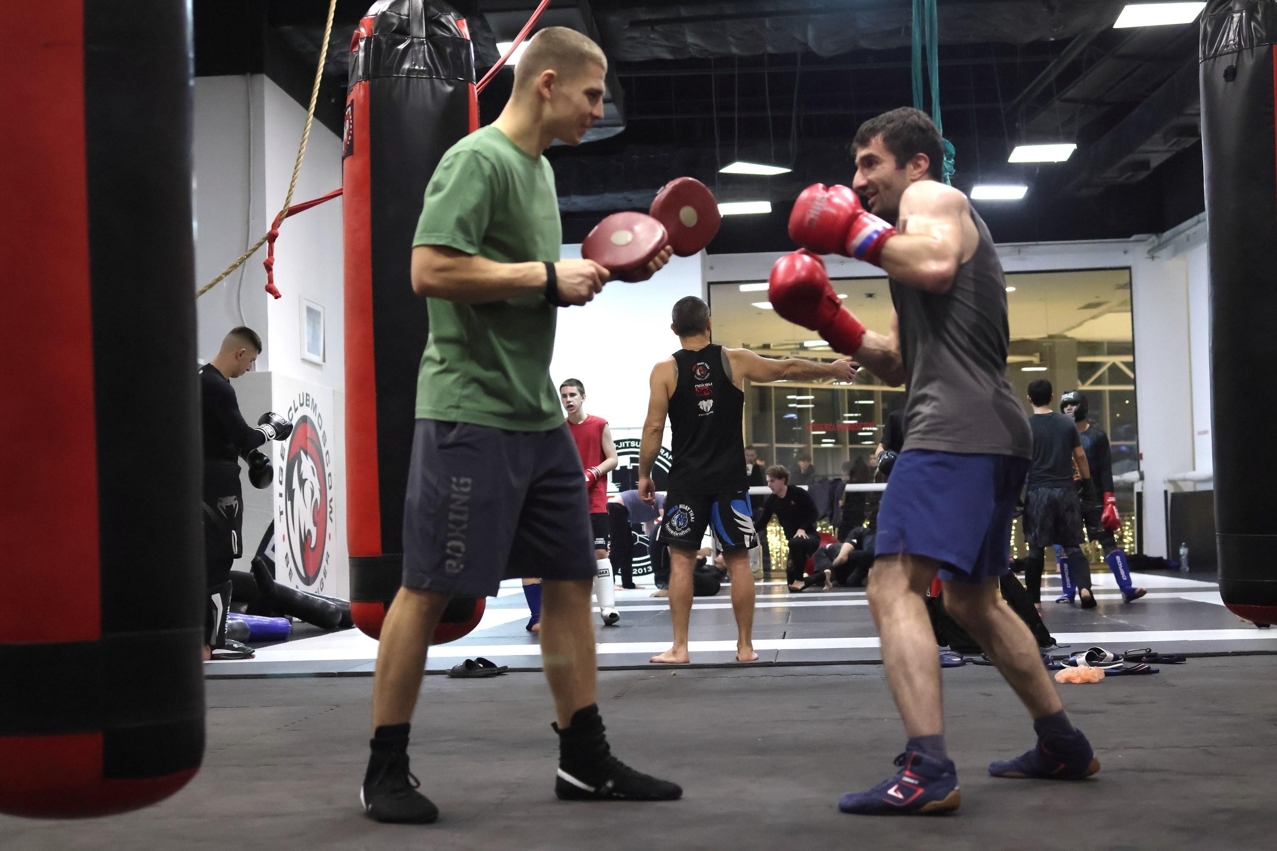 Тренировка по боксу в клубе Tiger. Спортивный и репортажный фотограф Ермакова Светлана