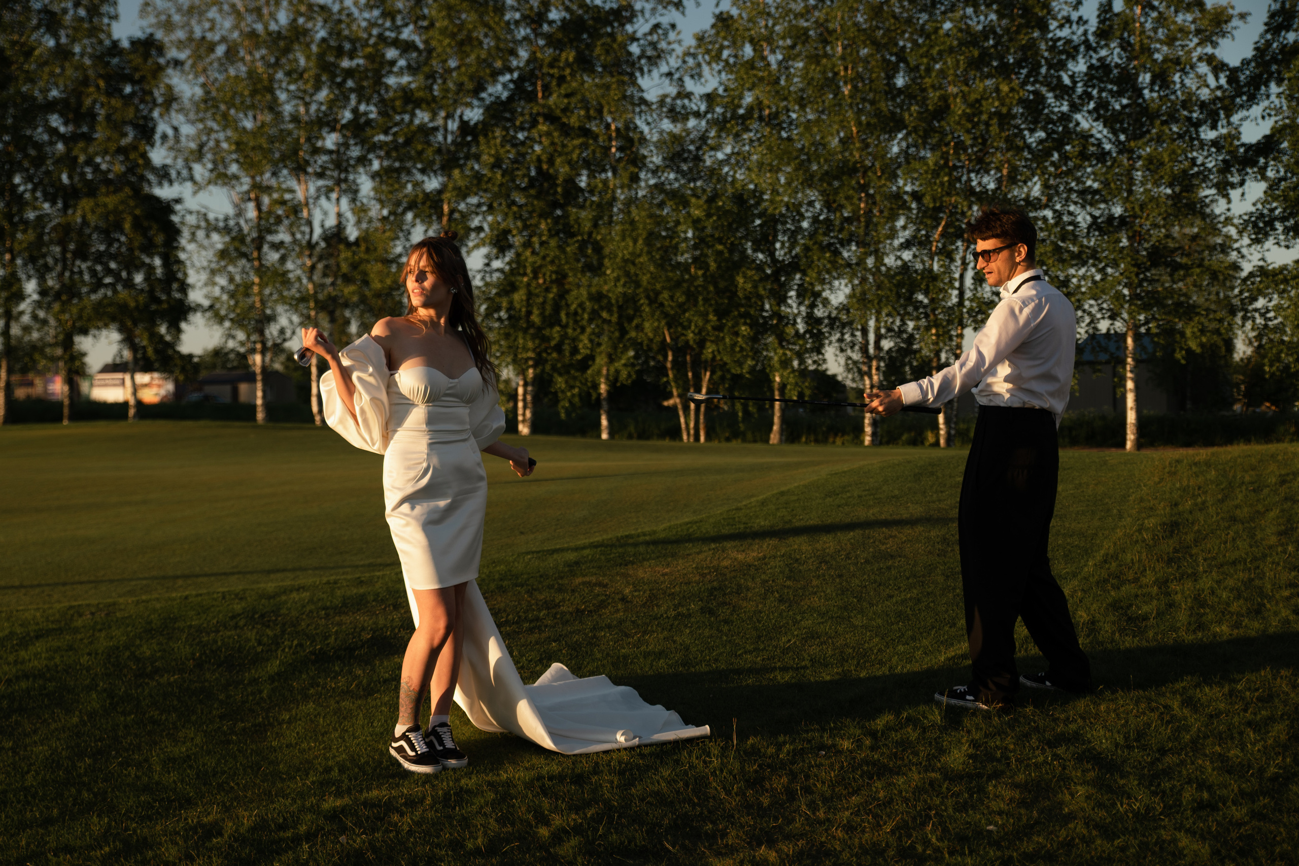 Дима и Таня. Гольфклуб. Питер. Свадебный фотограф Тюмень Анастасия Битная