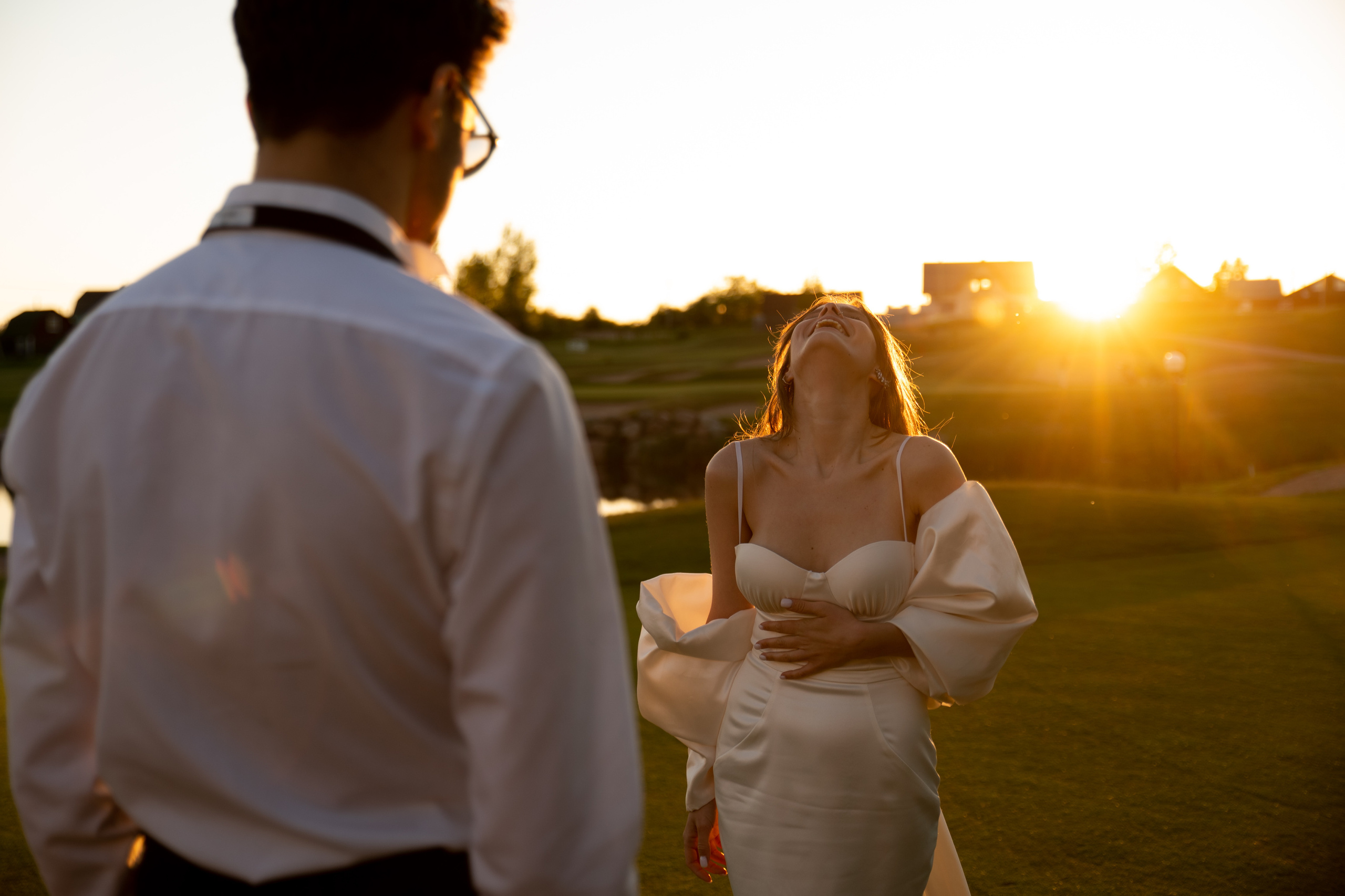Дима и Таня. Гольфклуб. Питер. Свадебный фотограф Тюмень Анастасия Битная