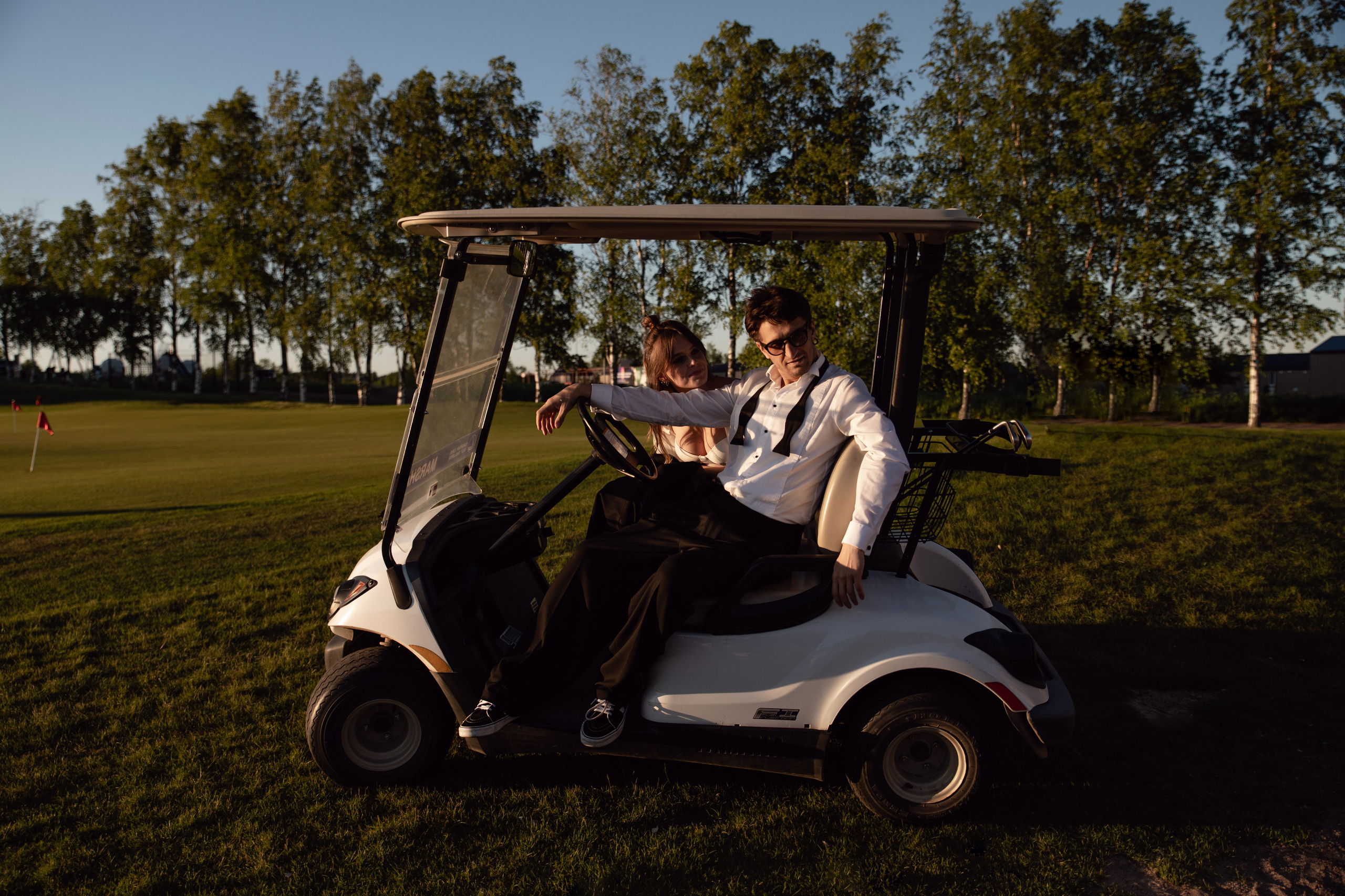 Дима и Таня. Гольфклуб. Питер. Свадебный фотограф Тюмень Анастасия Битная