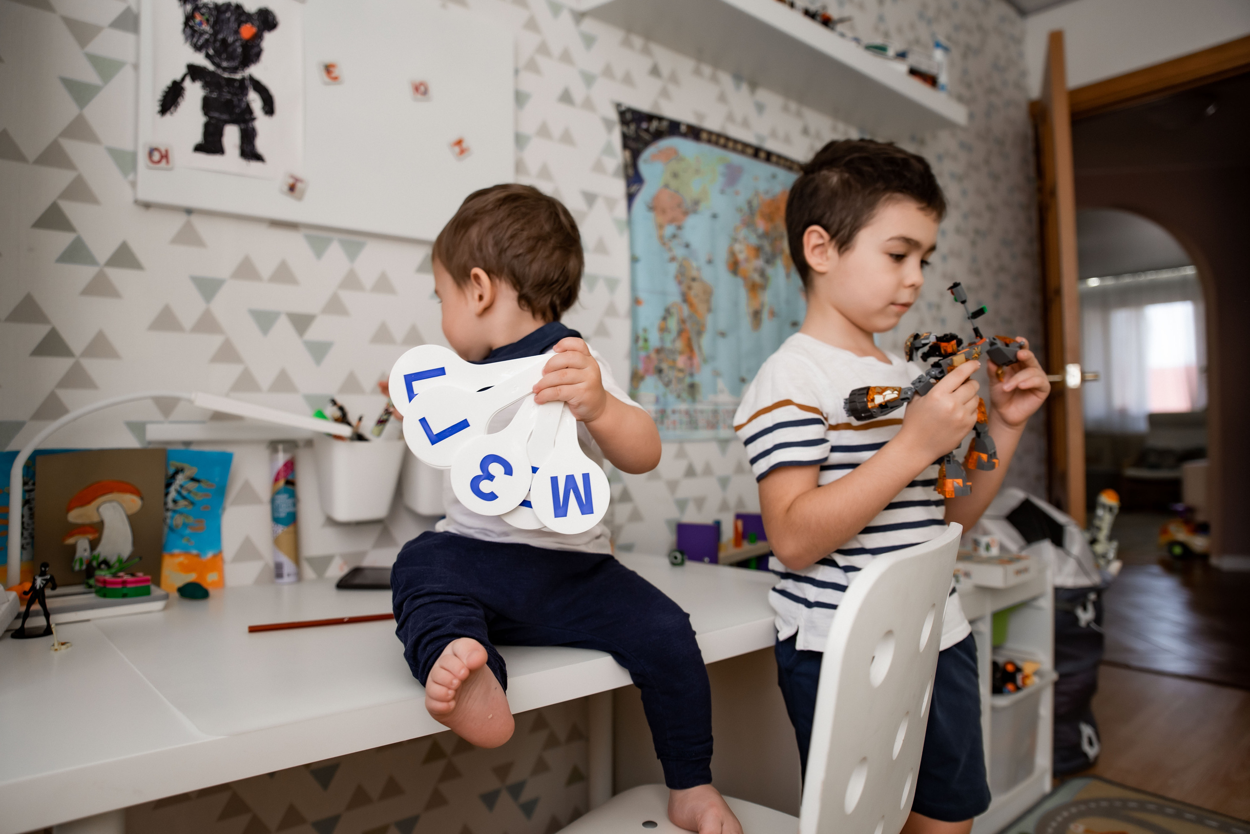 Домашняя съемка, Катя и мальчишки. Свадебный фотограф Тюмень Анастасия Битная