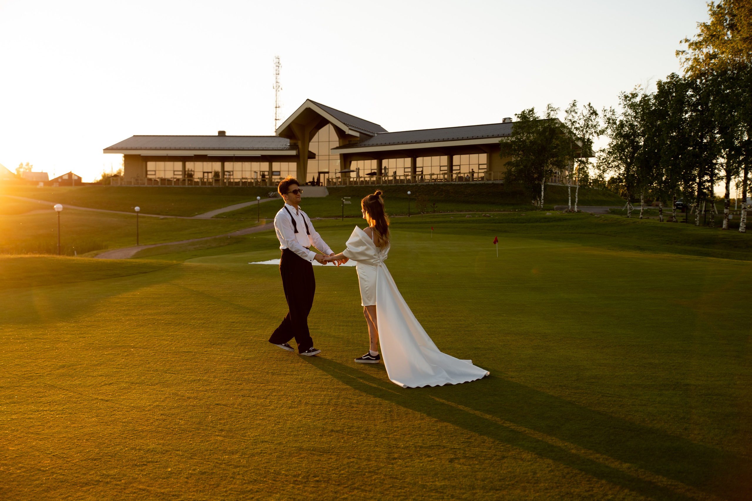 Дима и Таня. Гольфклуб. Питер. Свадебный фотограф Тюмень Анастасия Битная