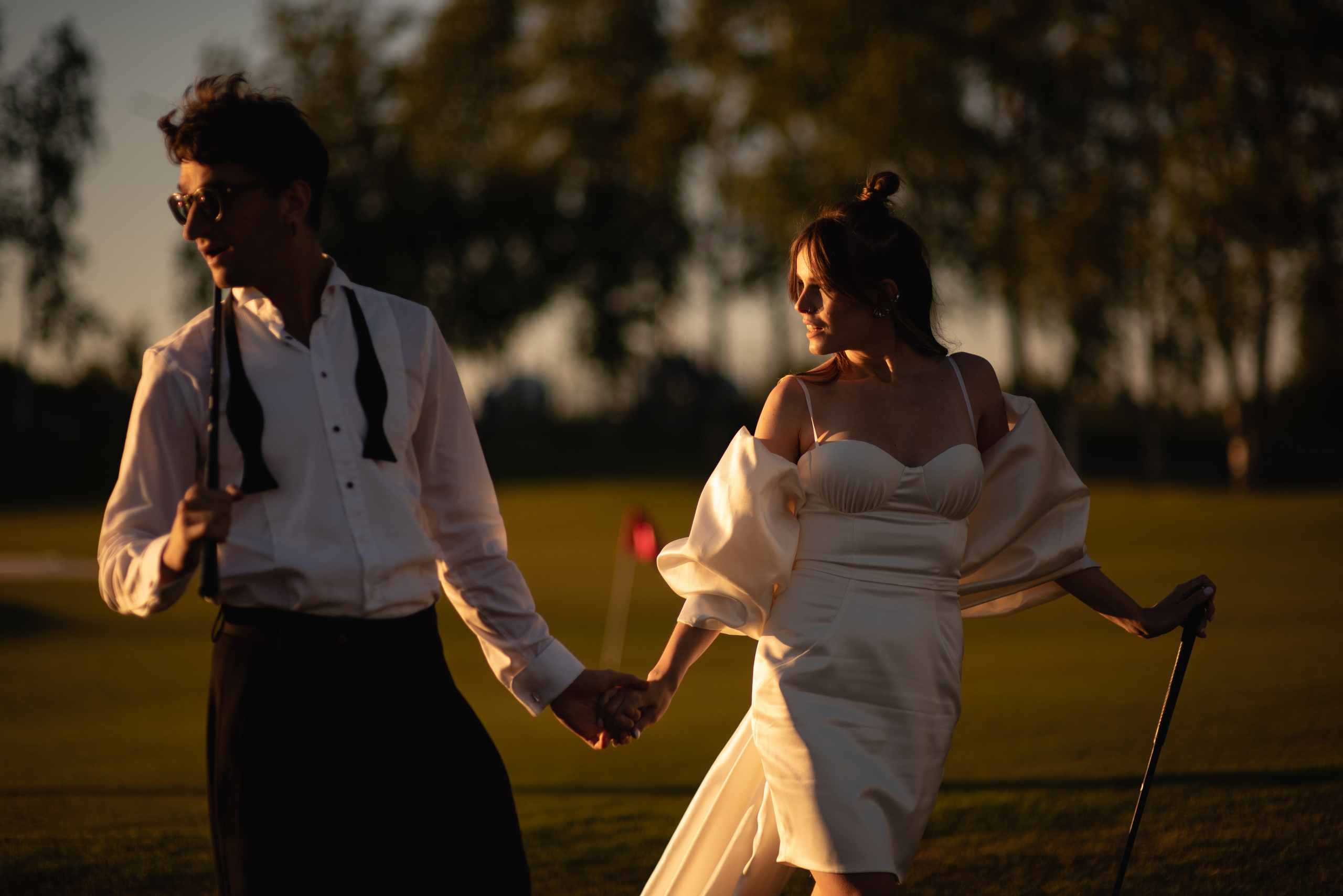 Дима и Таня. Гольфклуб. Питер. Свадебный фотограф Тюмень Анастасия Битная