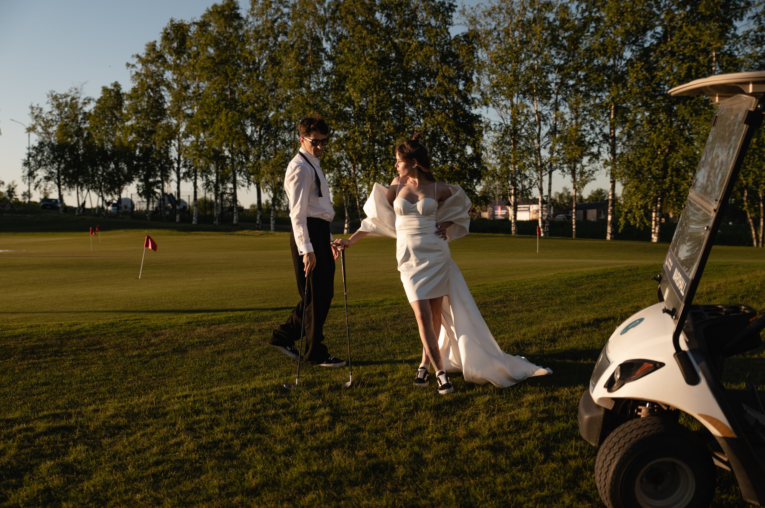 Дима и Таня. Гольфклуб. Питер. Свадебный фотограф Тюмень Анастасия Битная