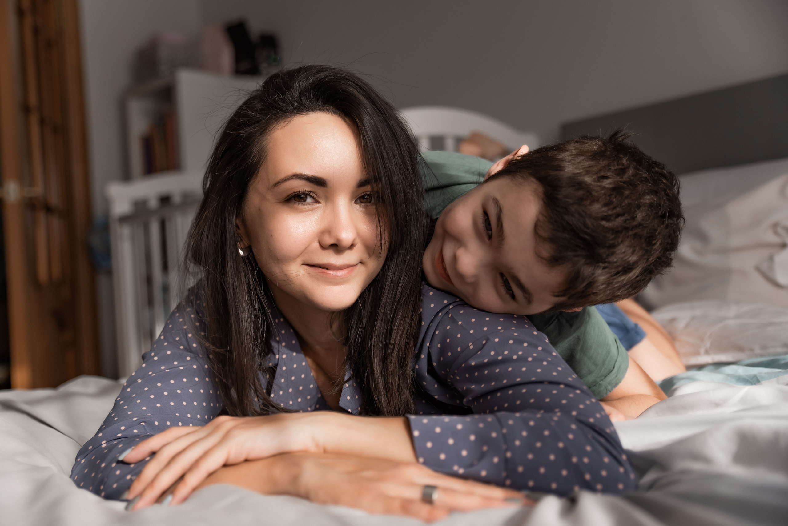 Домашняя съемка, Катя и мальчишки. Свадебный фотограф Тюмень Анастасия Битная