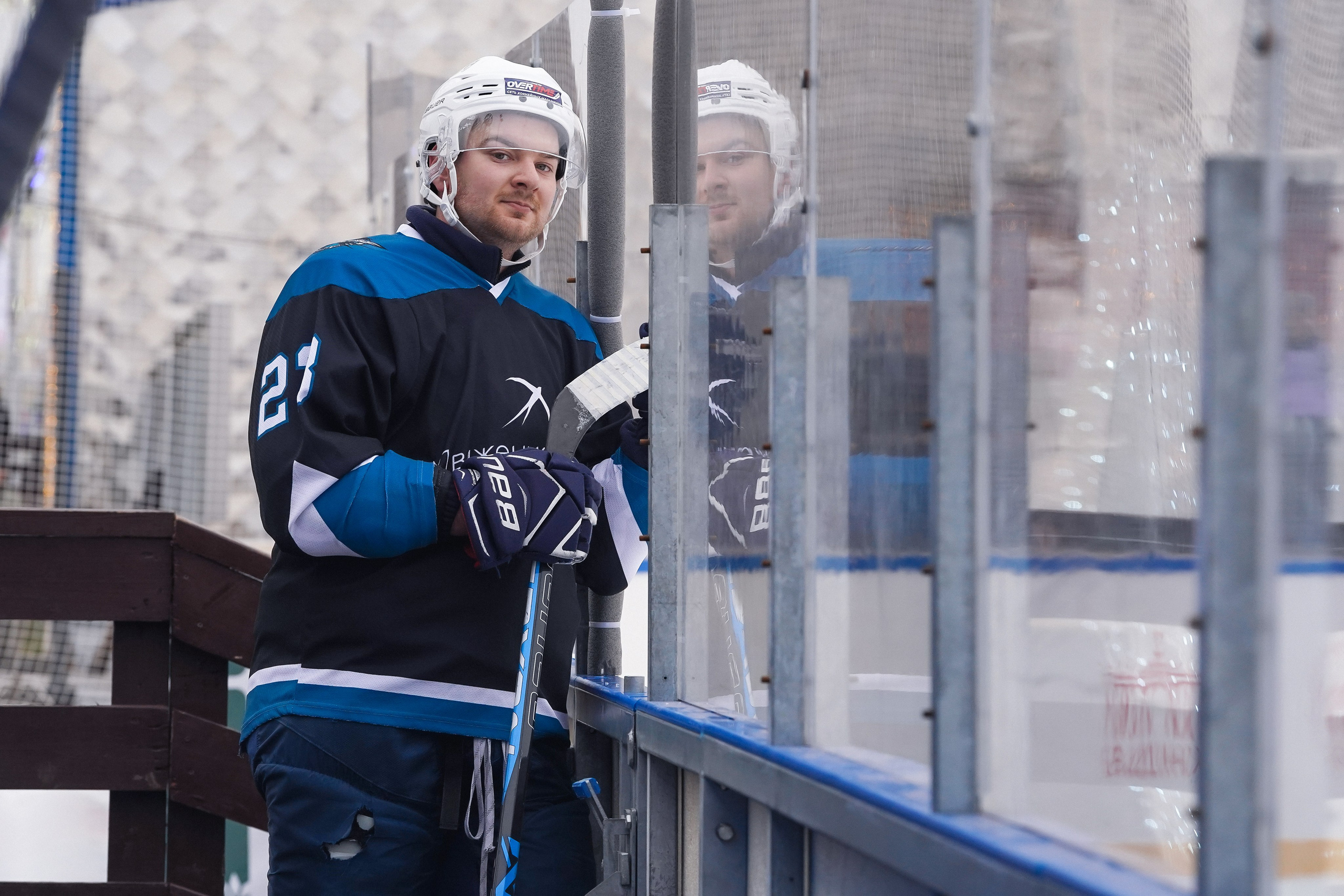 Хоккейный матч на ВДНХ. Анна, фотограф Москва, Зеленоград