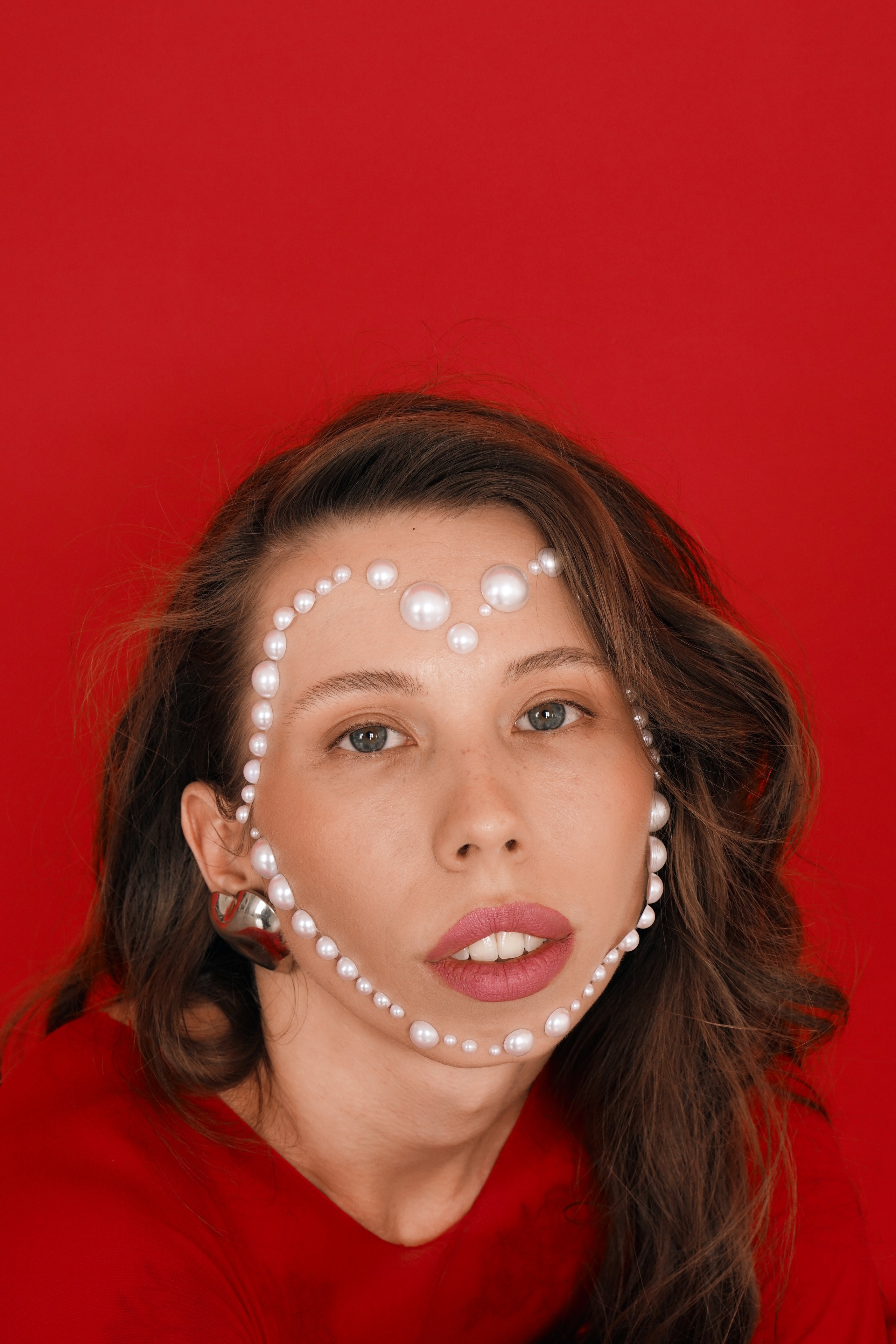 Натуся в красном. Фотограф Москва — Полина Робин