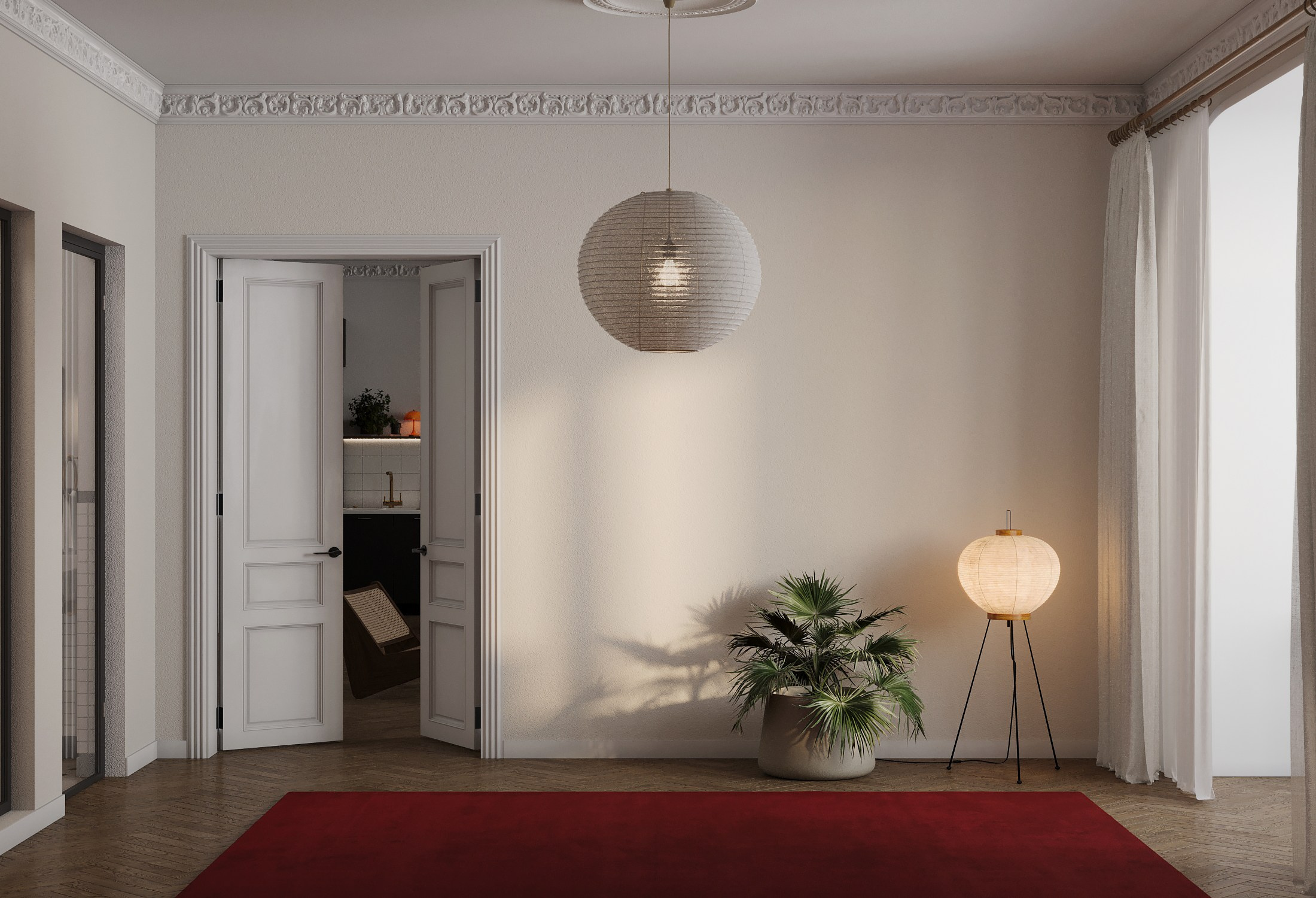 Спальня. 3D-дизайнер Кристина Пуляевская