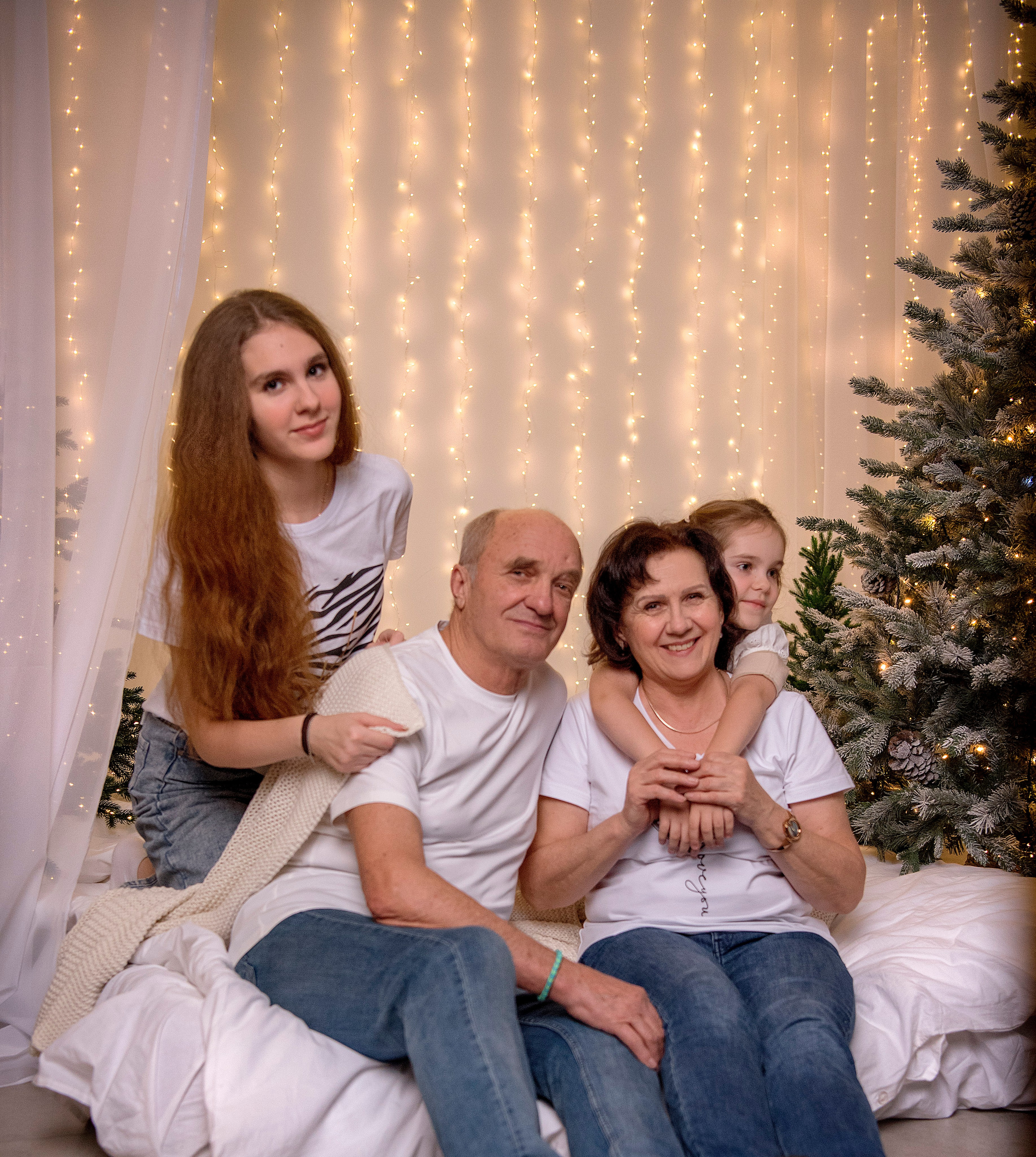 Новый год в кругу семьи. Семейный и детский фотограф в Москве Алена Прошкина