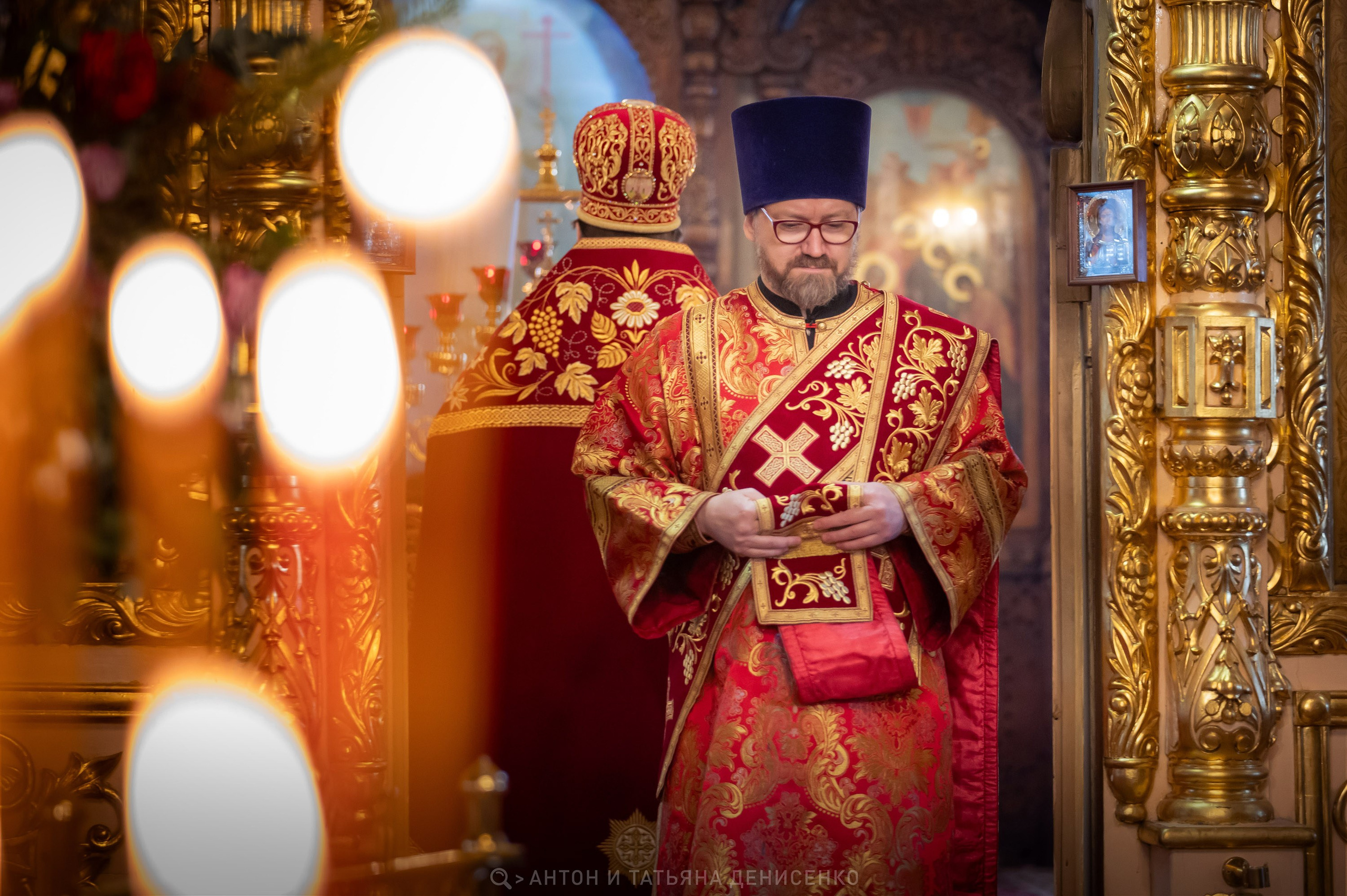Храм Преображения Господня в Богородском. Антипасха. Антон и Татьяна Денисенко — В храме