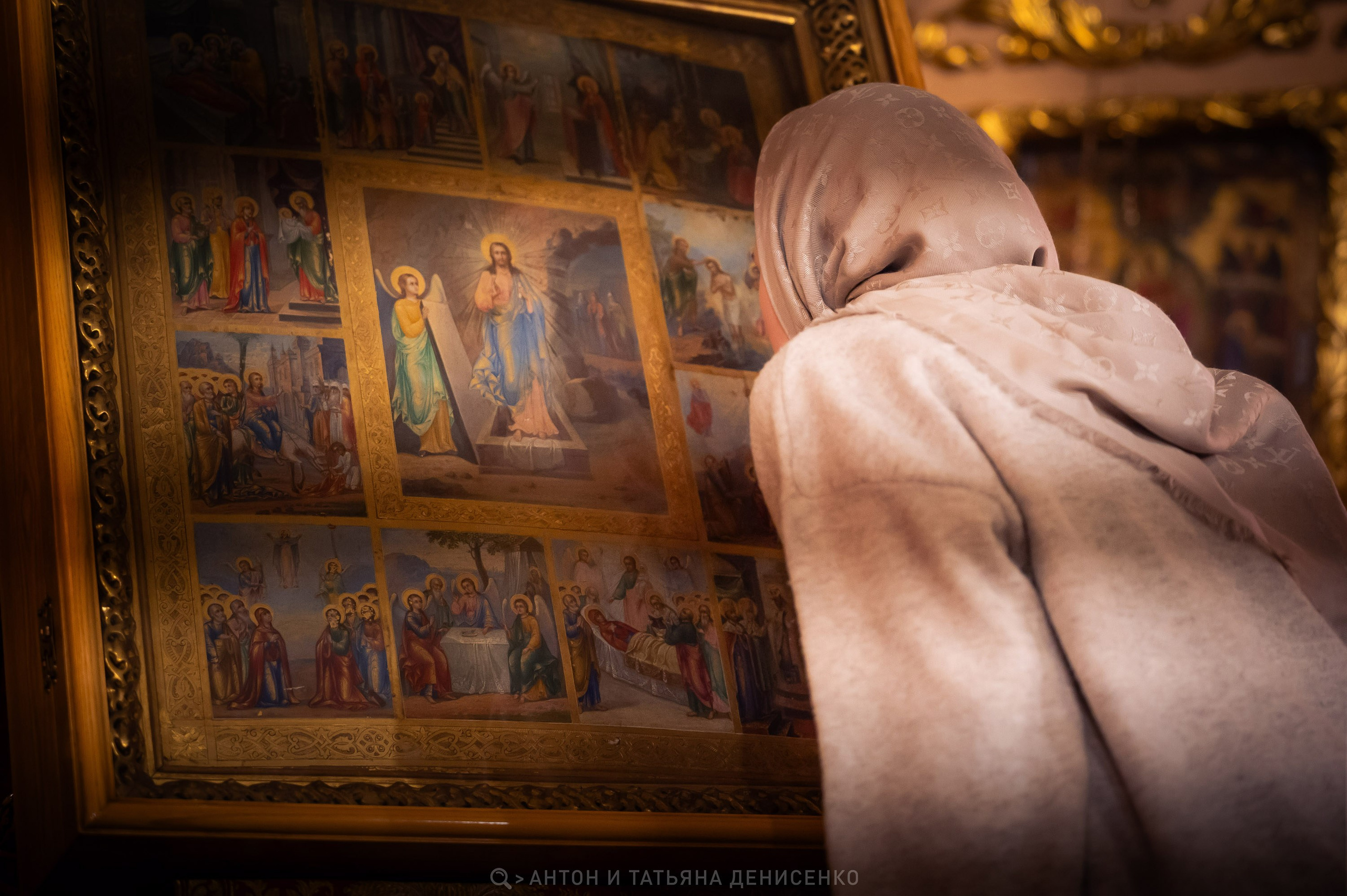 Храм Преображения Господня в Богородском. Антипасха. Антон и Татьяна Денисенко — В храме