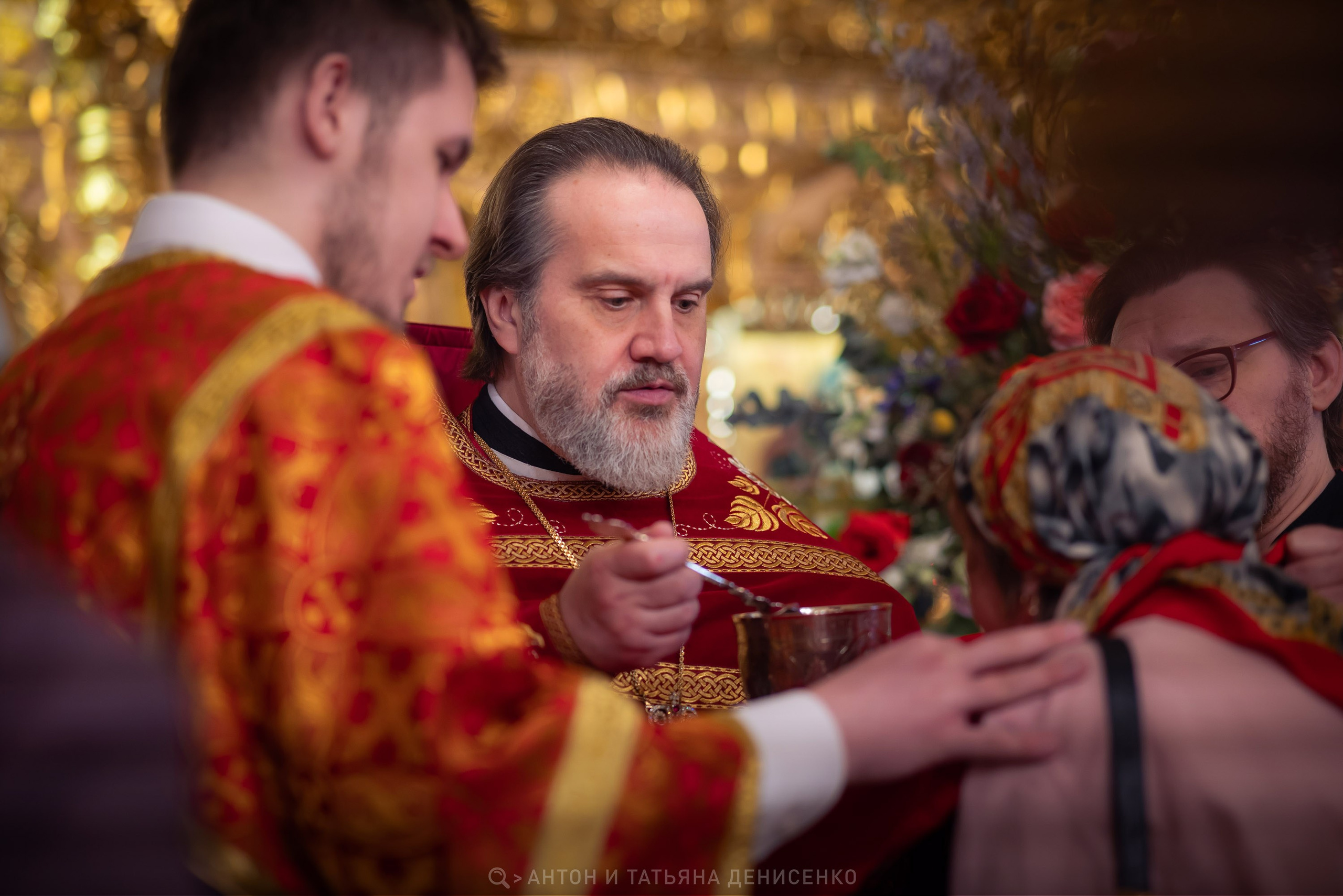 Храм Преображения Господня в Богородском. Антипасха. Антон и Татьяна Денисенко — В храме