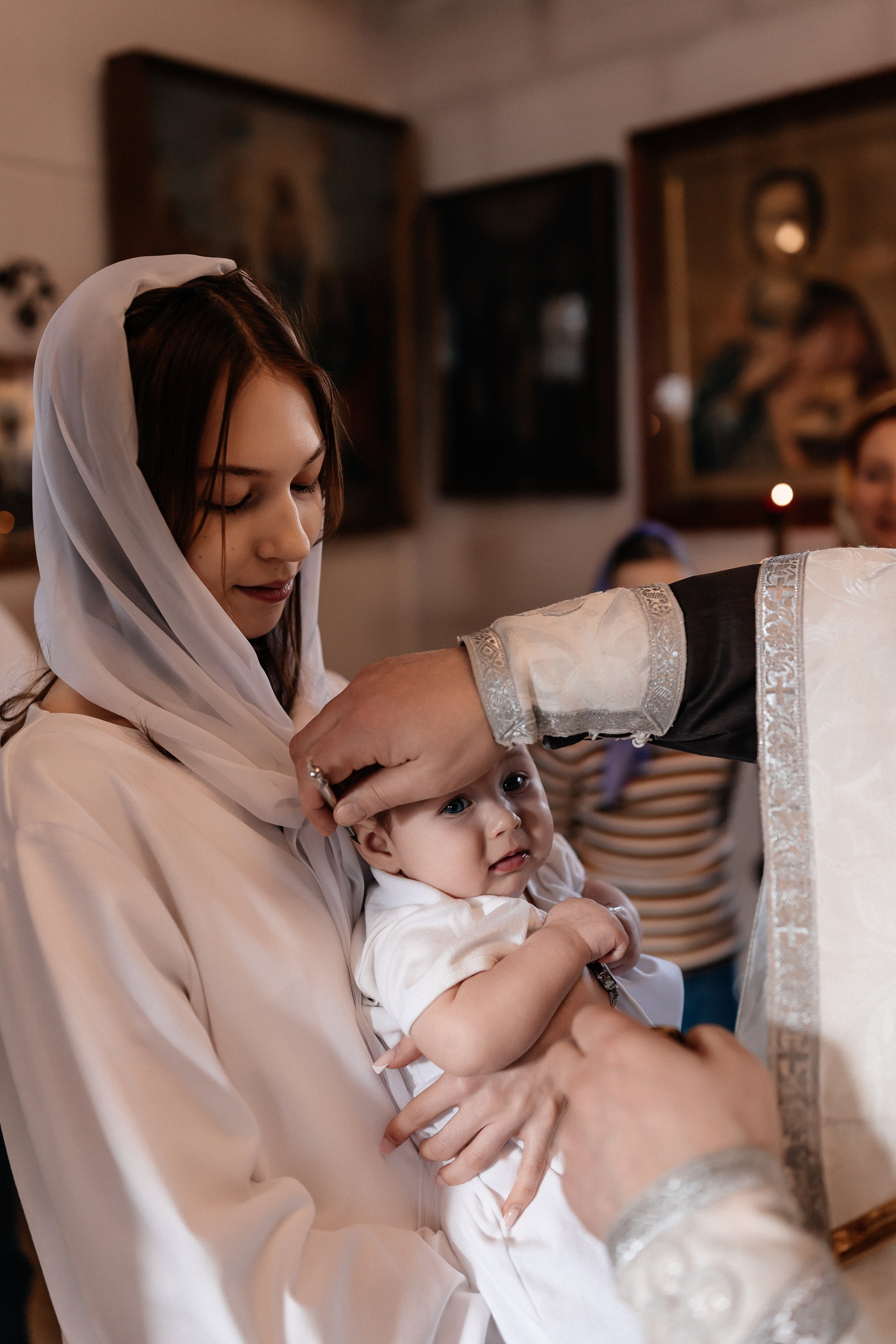 Крещение Артема. Семейный фотограф Минск Усова Ольга
