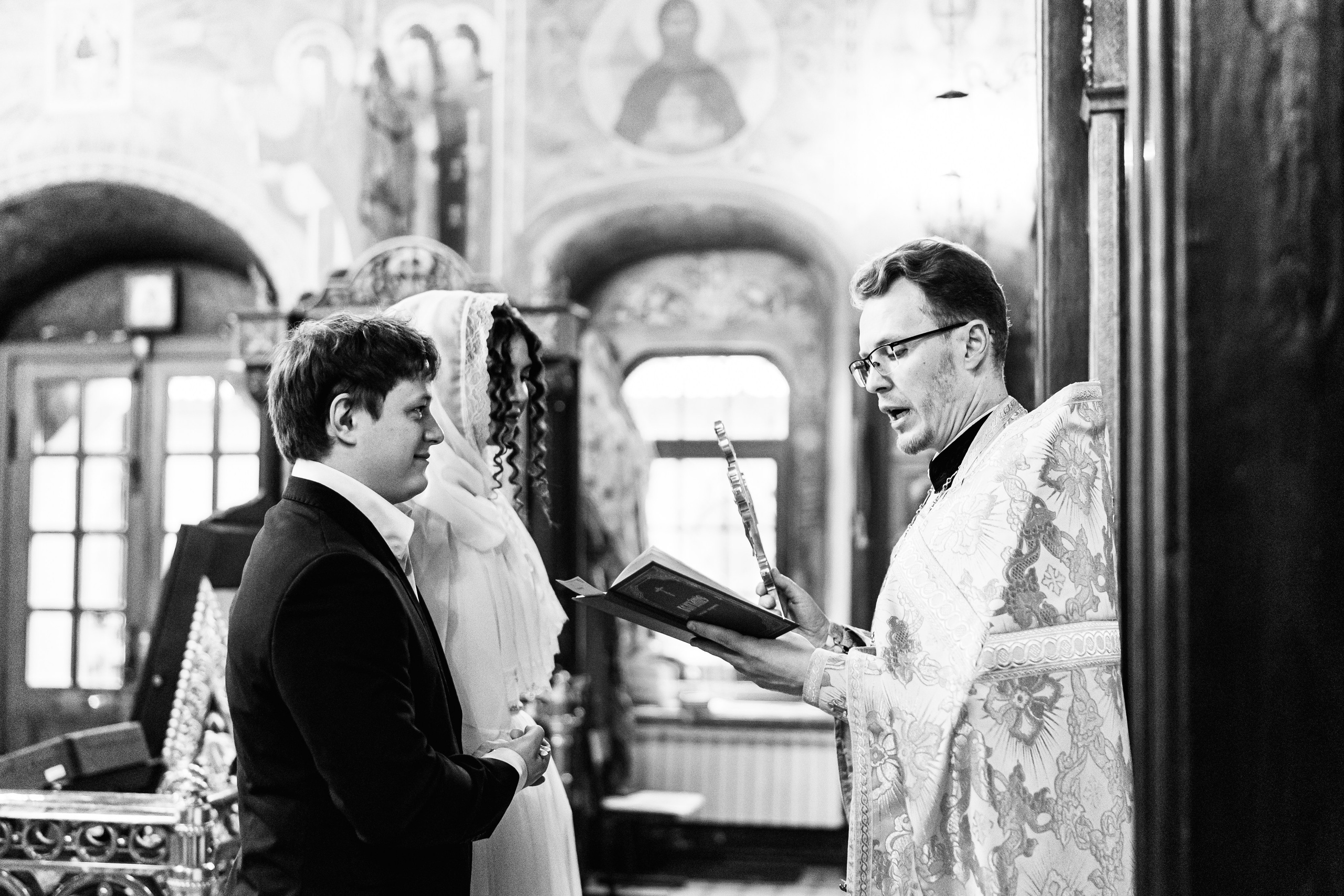 Венчание Михаила и Евы. Уникальный фотограф на крещение и венчание. Москва