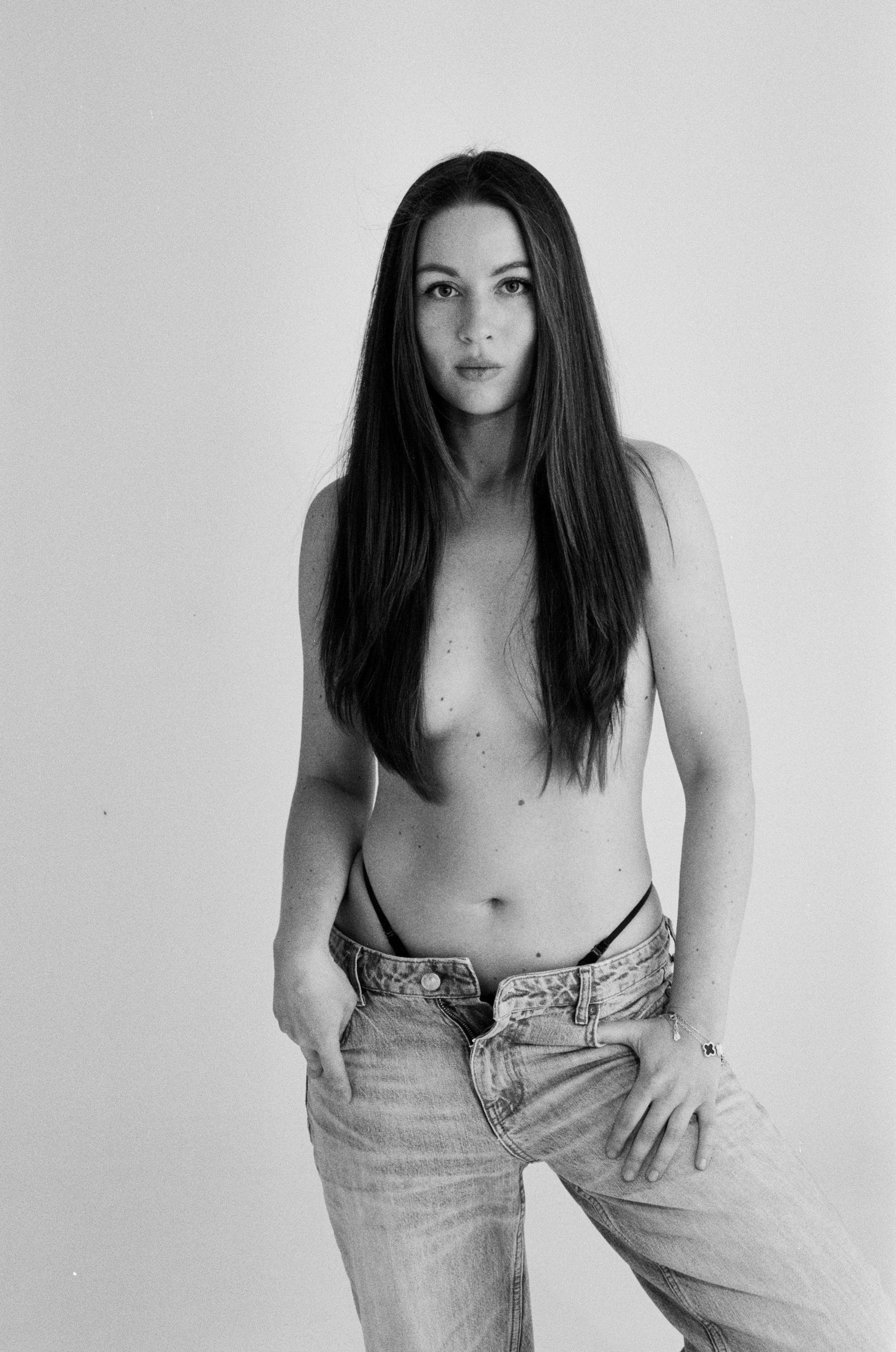 Ч/б фотосессия для Риты