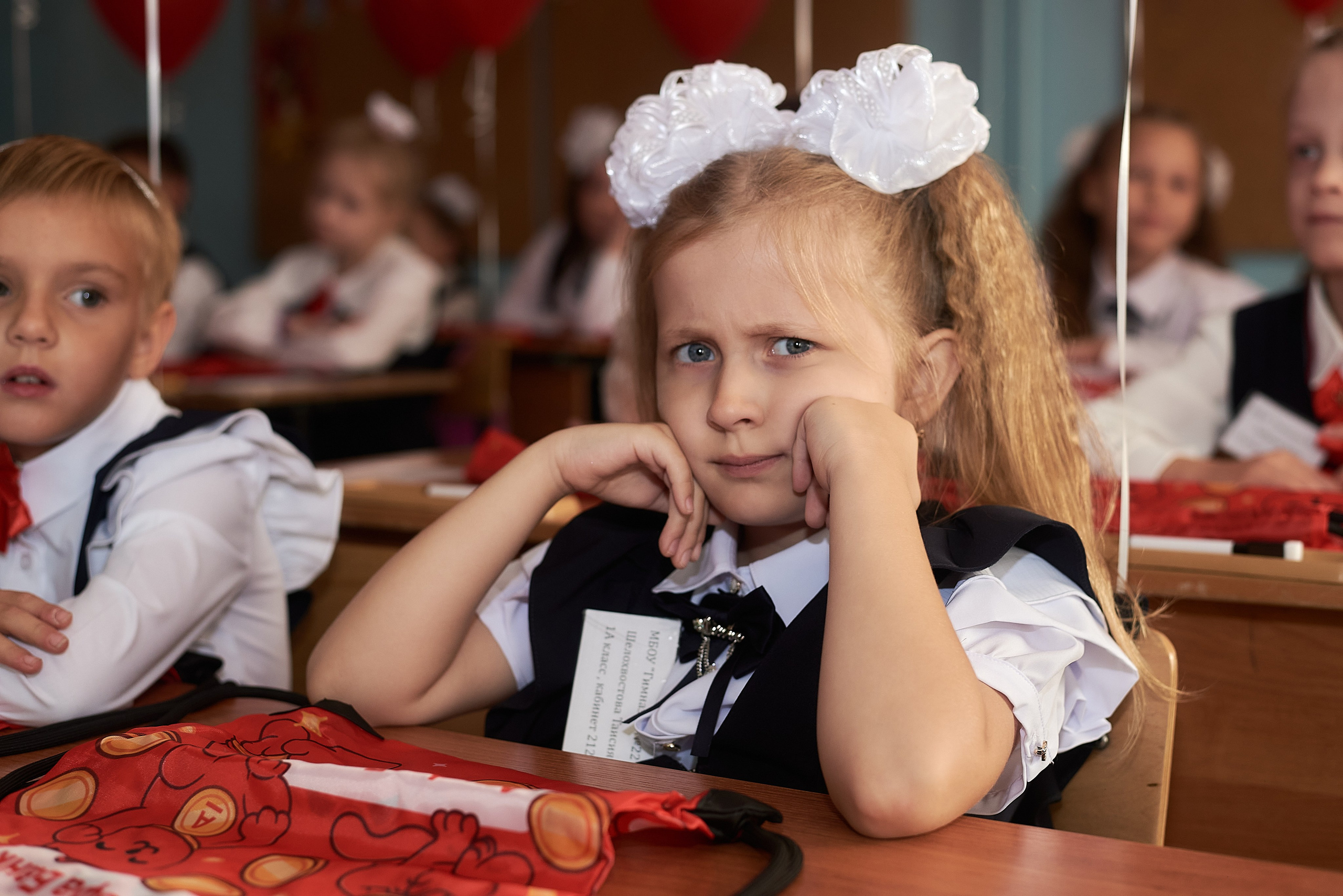 Первый класс. Фотограф Елена Дука. Контент съемка. Семейная фотография