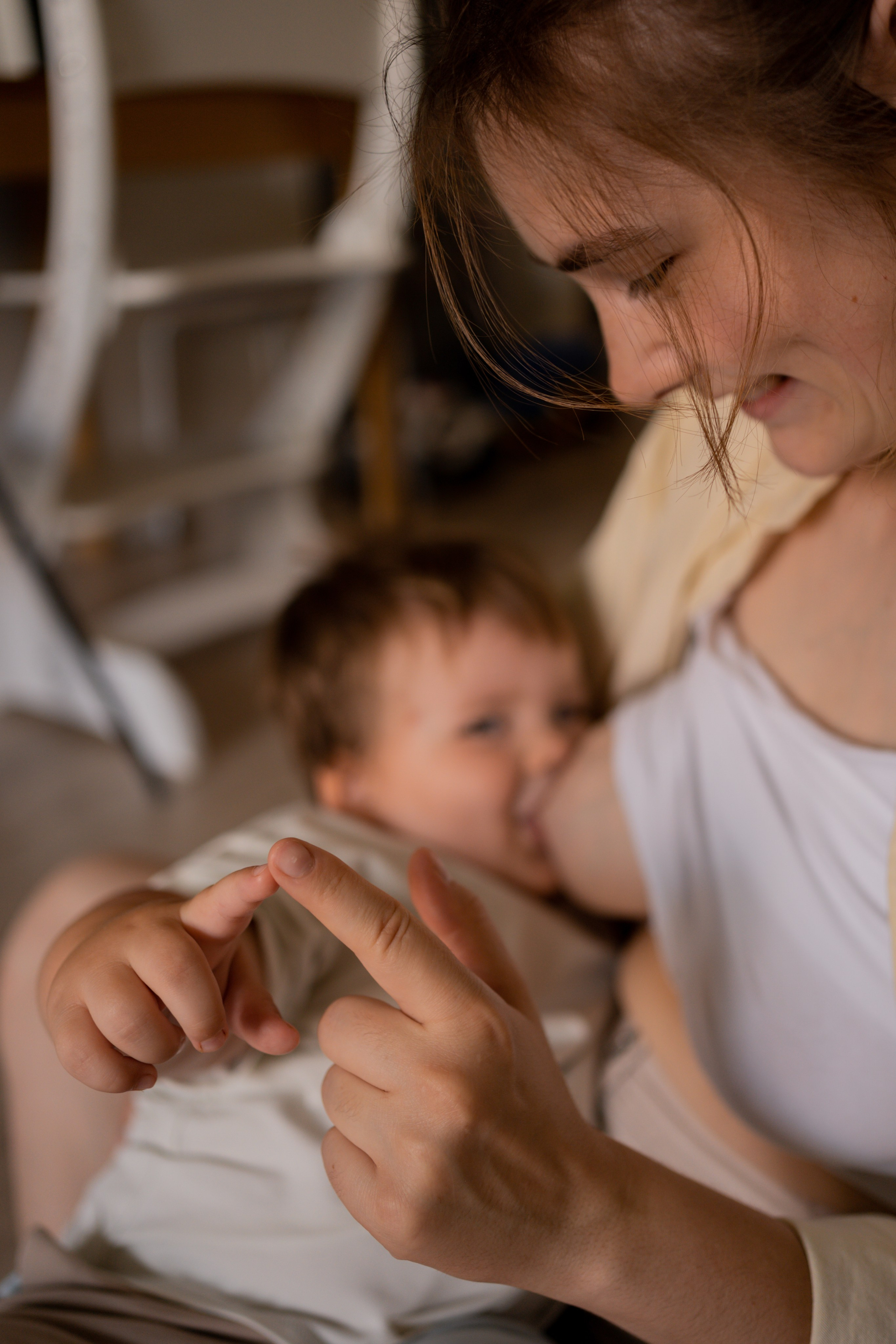 Алина и Дима. Фотограф грудного вскармливания в Москве Екатерина