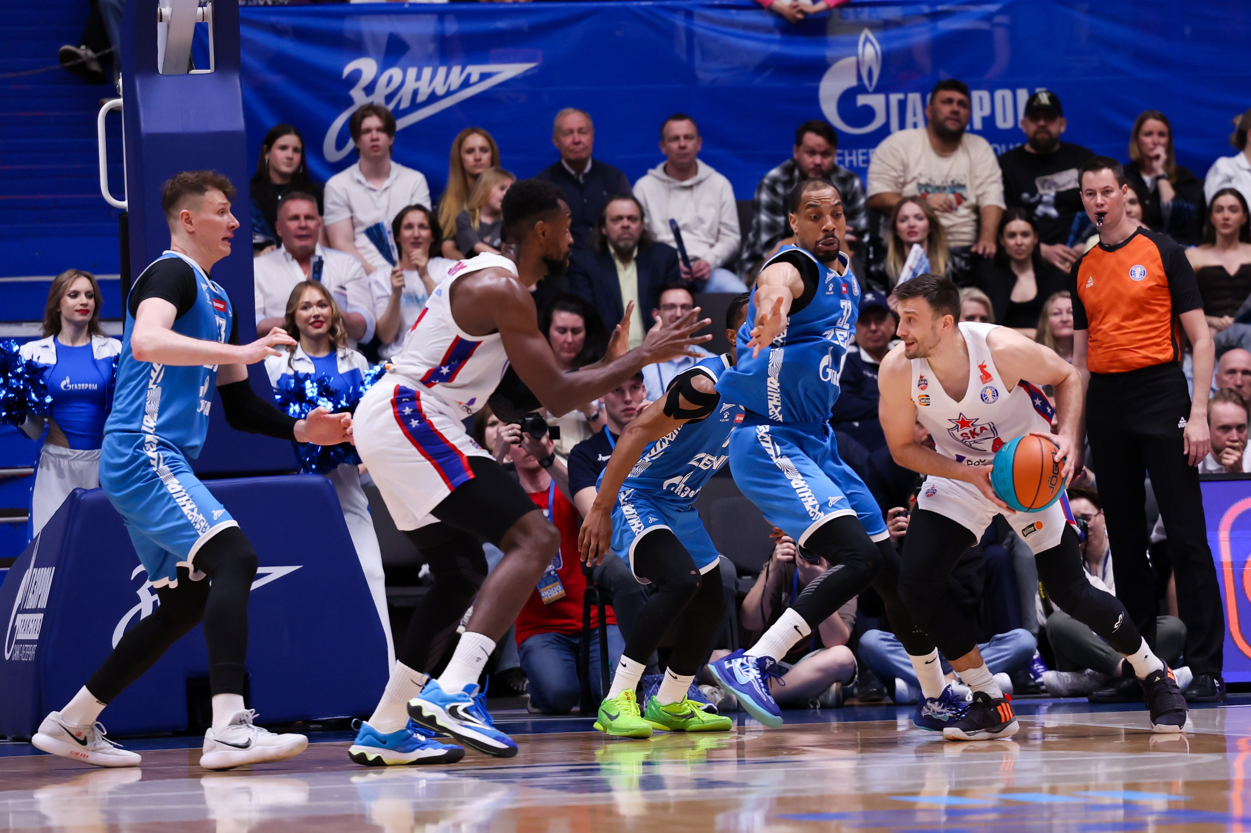 БК «Зенит» — ПБК «ЦСКА» финал ЕЛ ВТБ 5 игра 06.06.2025. Спортивный и репортажный фотограф Антон Тереханов
