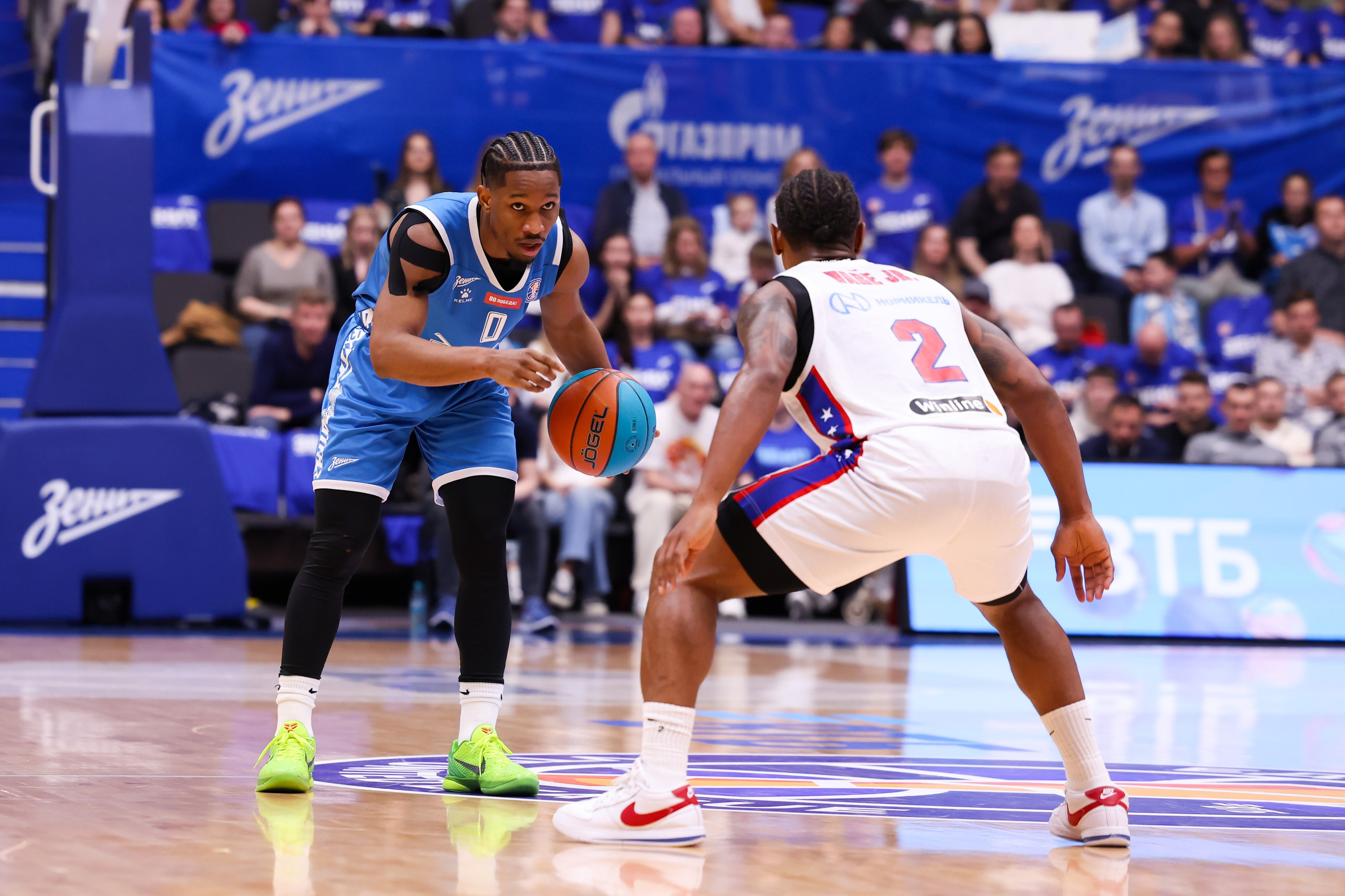 БК «Зенит» — БК «ЦСКА» финал ЕЛ ВТБ 1 игра 27.05.2025. Спортивный и репортажный фотограф Антон Тереханов