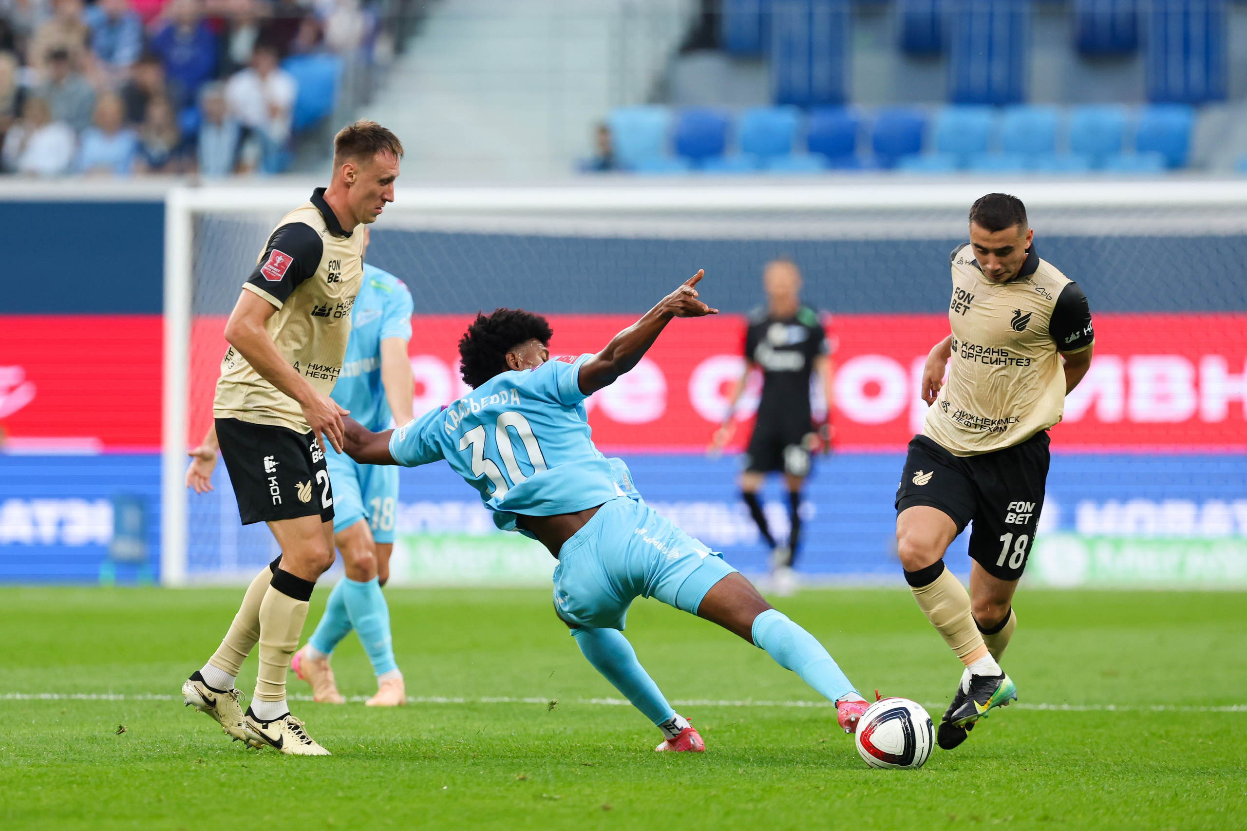 ФК Зенит — ФК Рубин Кубок России 2025/26 12.08.2025. Спортивный и репортажный фотограф Антон Тереханов