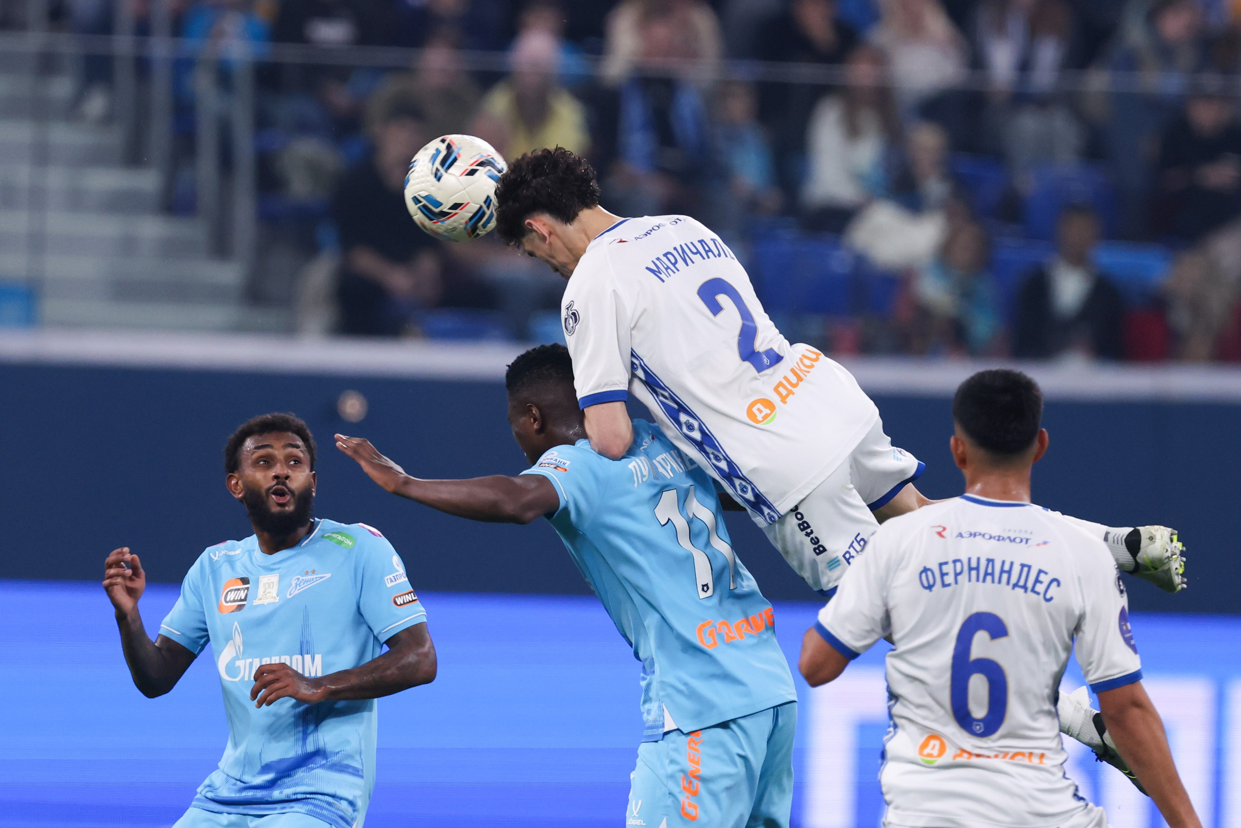 ФК «Зенит» — ФК «Динамо» Москва 26.10.2025. Спортивный и репортажный фотограф Антон Тереханов