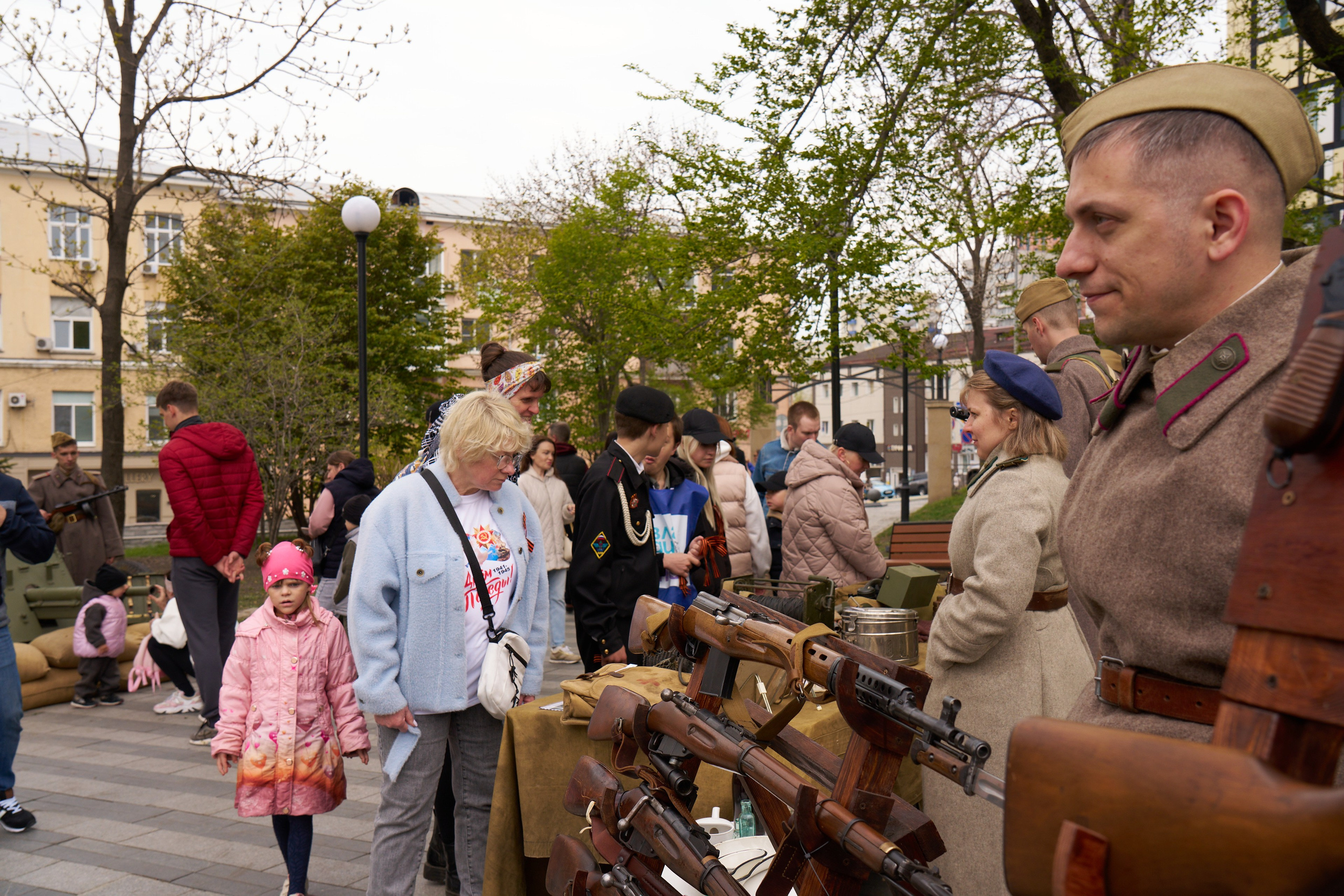 Реконструкция, посвящённая 9 мая. Профессиональный репортажный фотограф Инесса Иминова