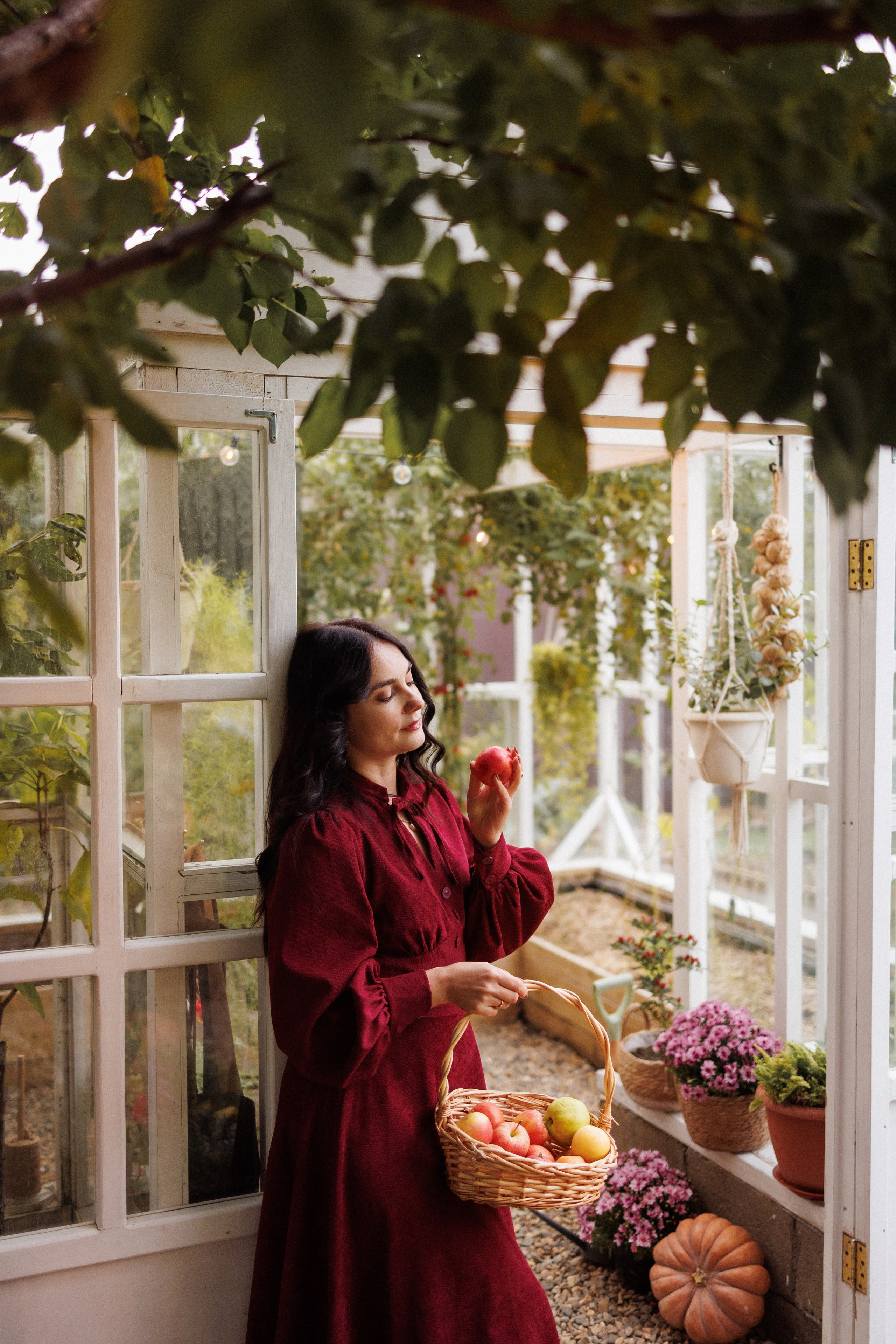 Семейная фотосессия в осенних декорациях фотостудии «Теплица», город Краснодар. Семейный и детский фотограф в Краснодаре Анна Трашкова