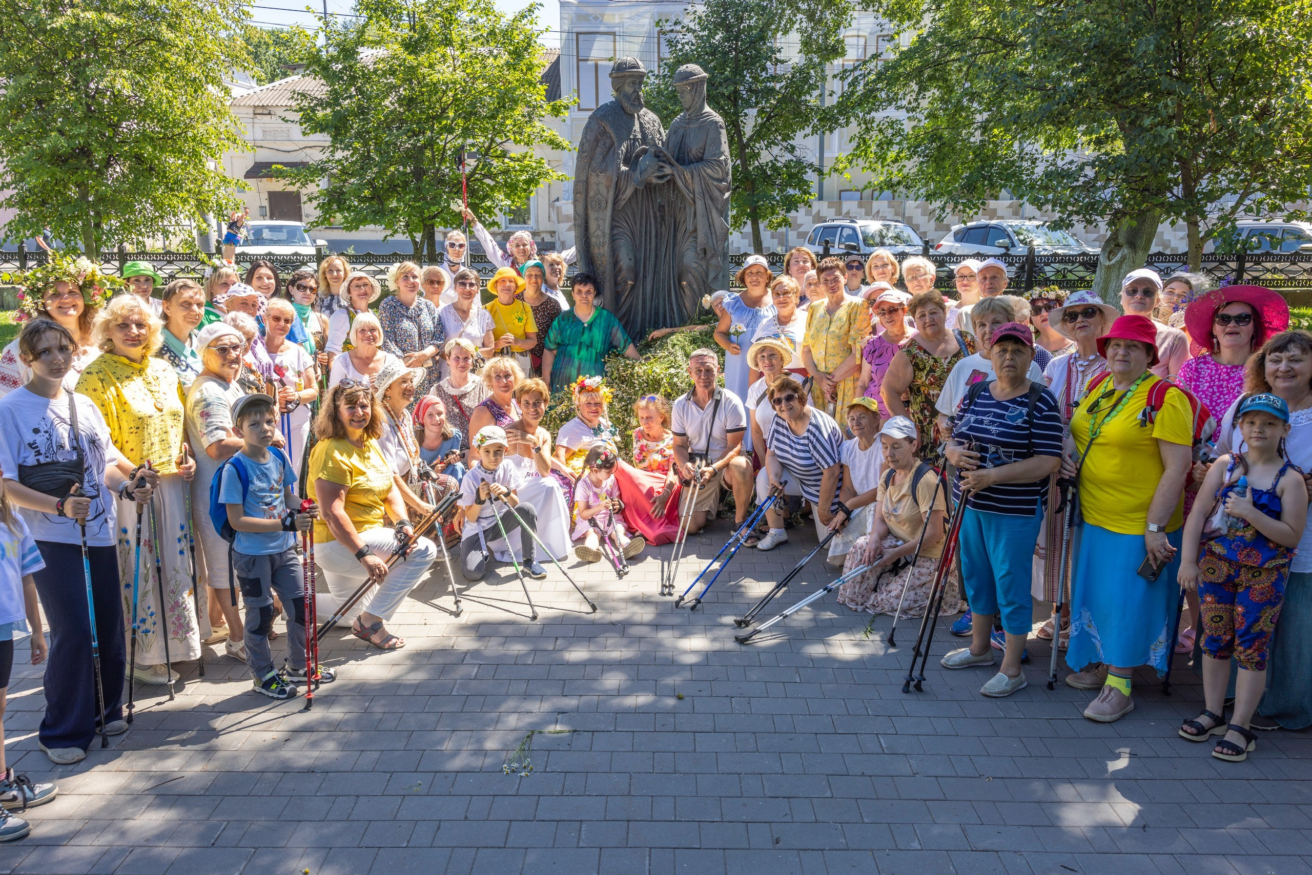Фестиваль «Ромашковый хоровод». Северная ходьба. Фотограф в Туле Крупский АнДРей. Фотостудия «КАДР71» в Туле