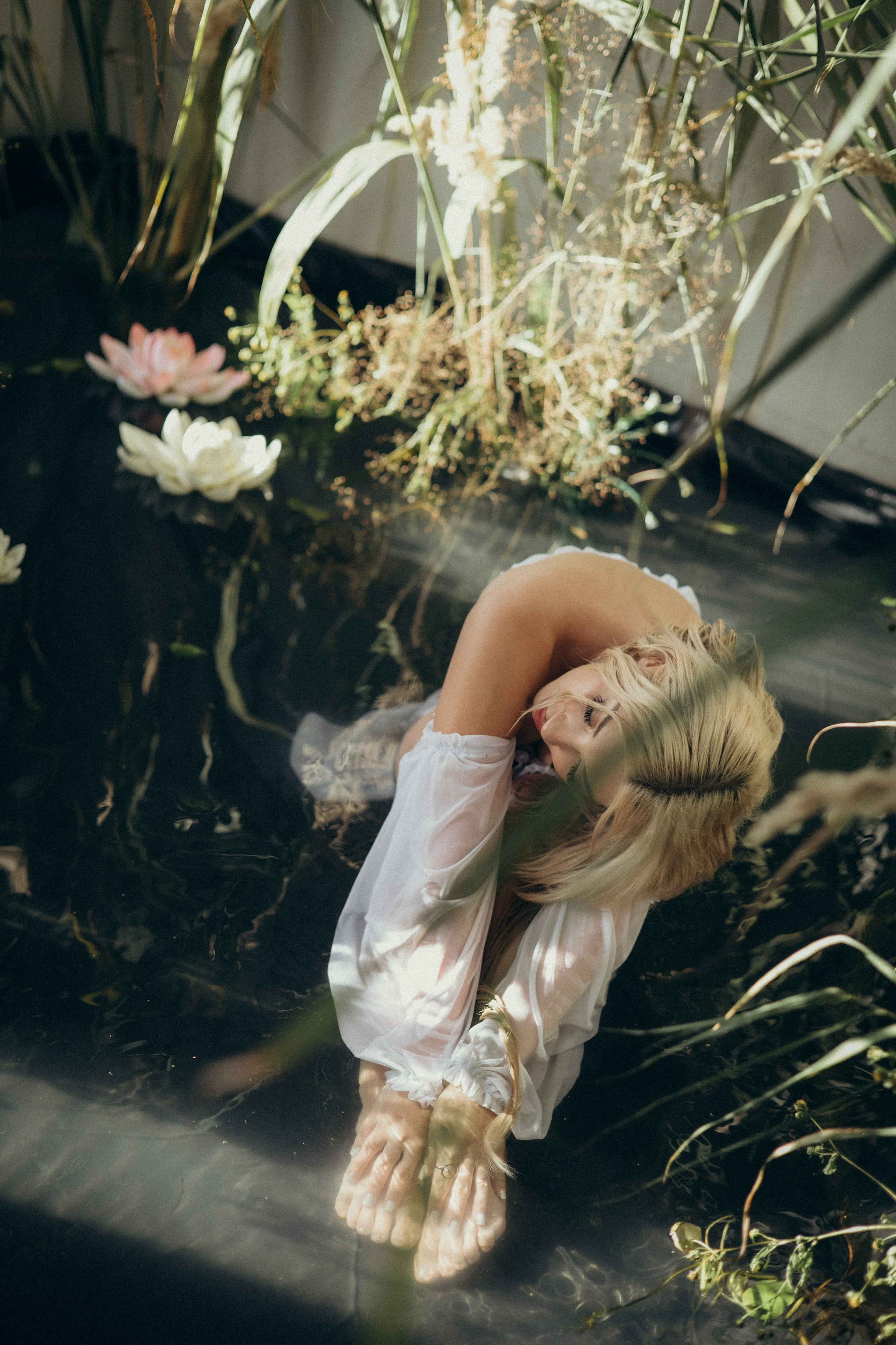 Даша и кувшинки. Портретный и семейный фотограф в Воронеже Ксения Ремизова