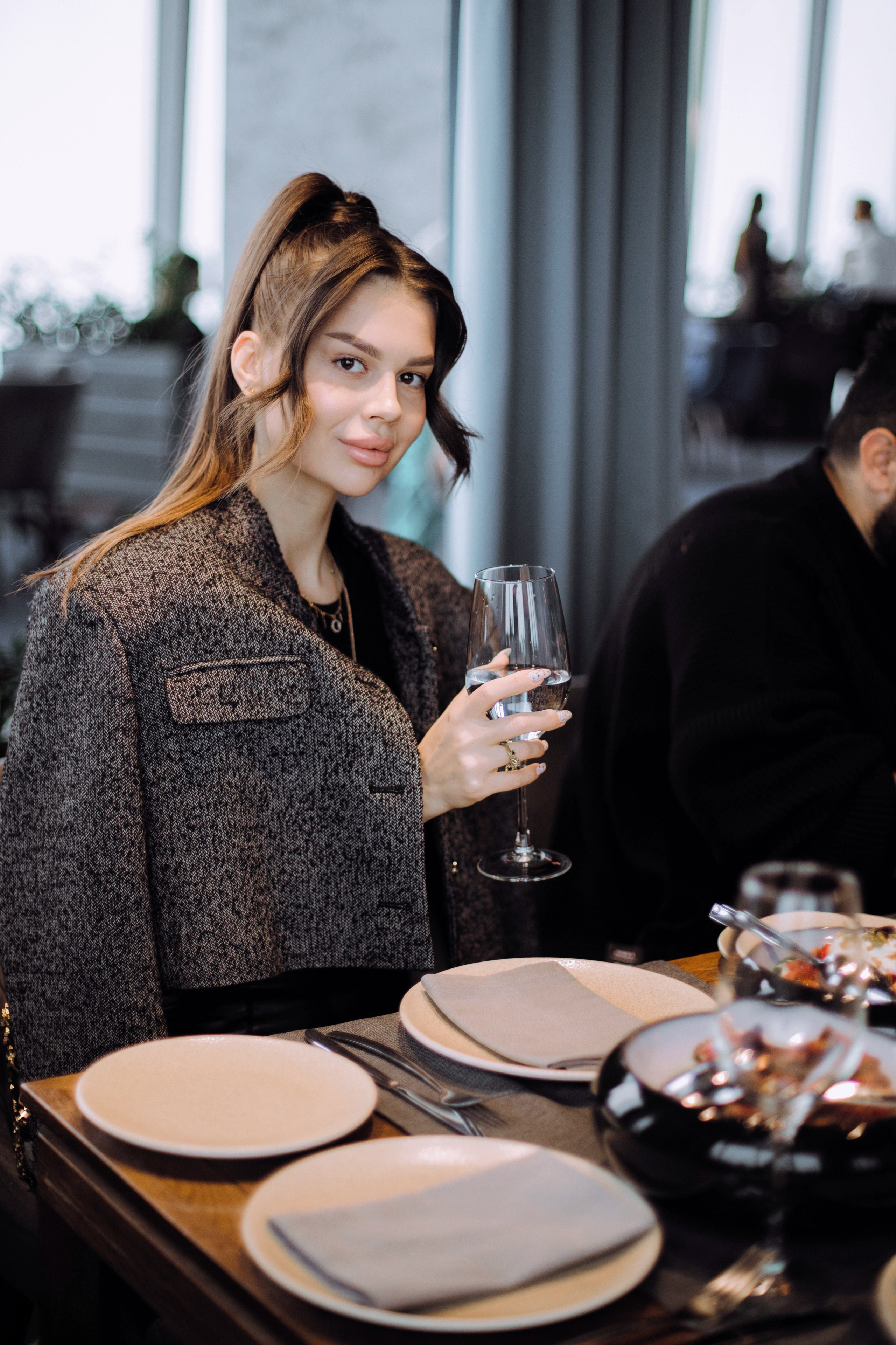 Бизнес завтрак на 89 этаже. Фотограф в Москве и Санкт-Петербурге Дарина