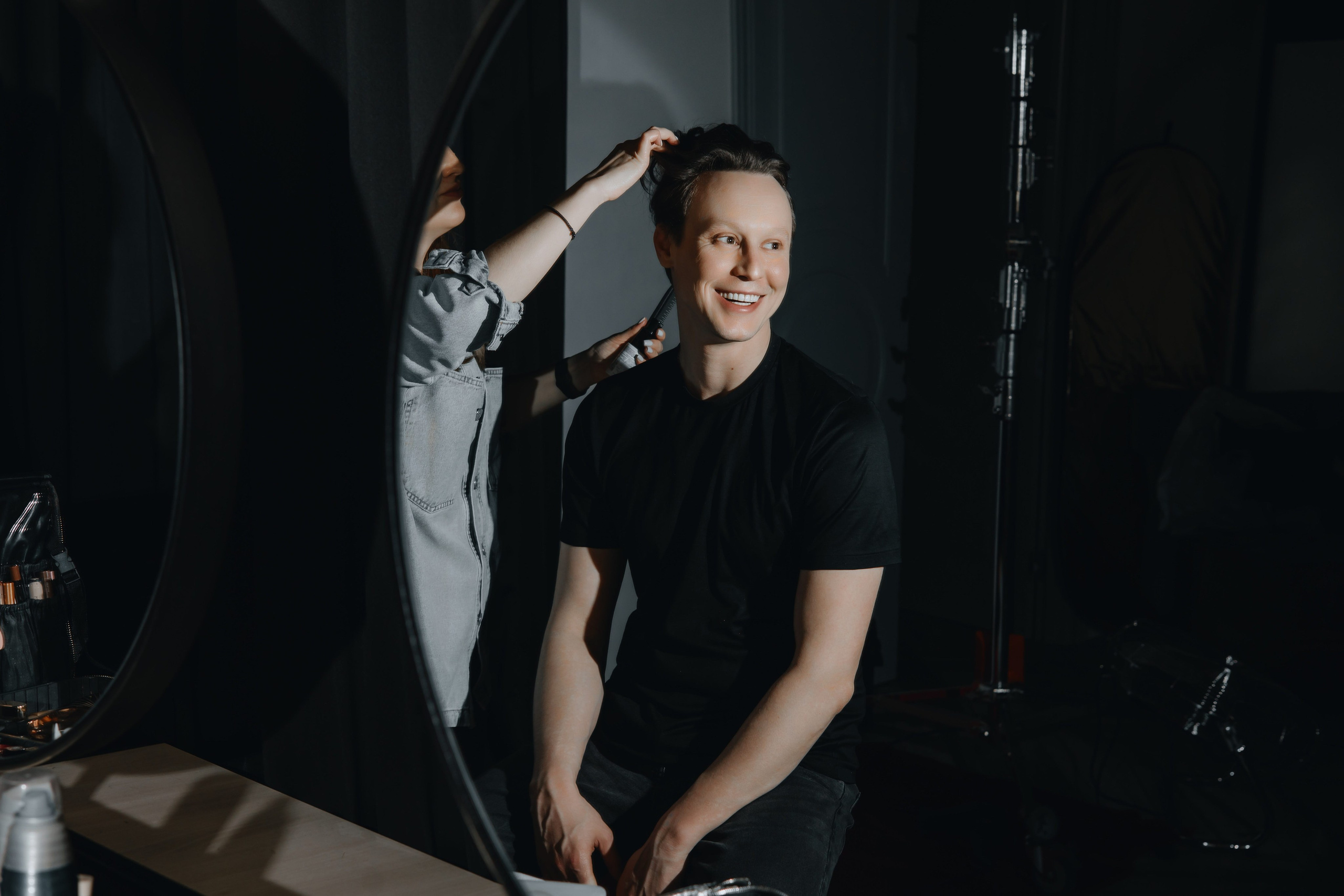 Backstage для журнала «Караван историй» с Юлией Куварзиной. Фотограф в Москве и Санкт-Петербурге Дарина