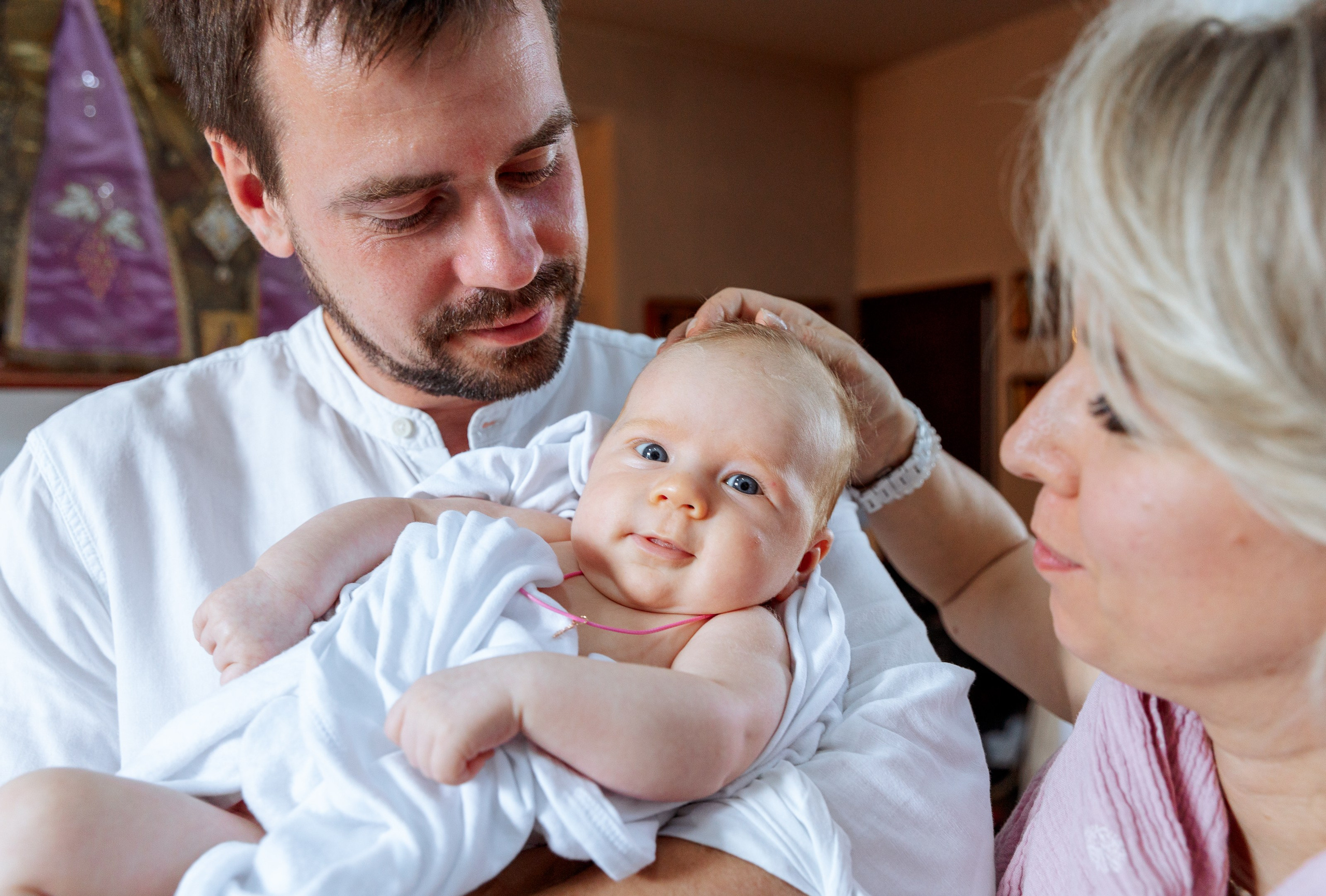 Крещение Сияны. Портретный и семейный фотограф в Москве Ирина Голубчина