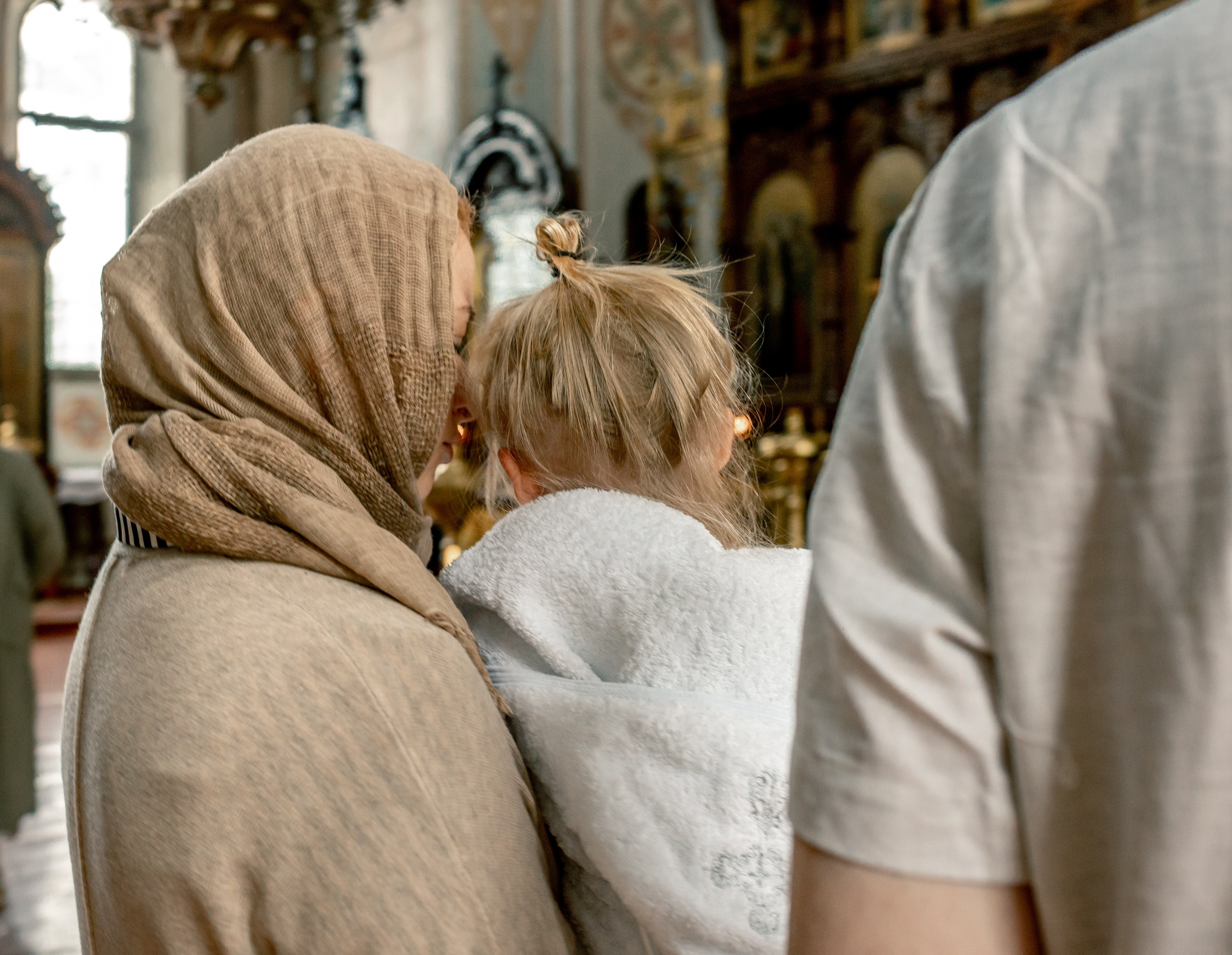 Крещение Маргариты. Портретный и семейный фотограф в Москве Ирина Голубчина