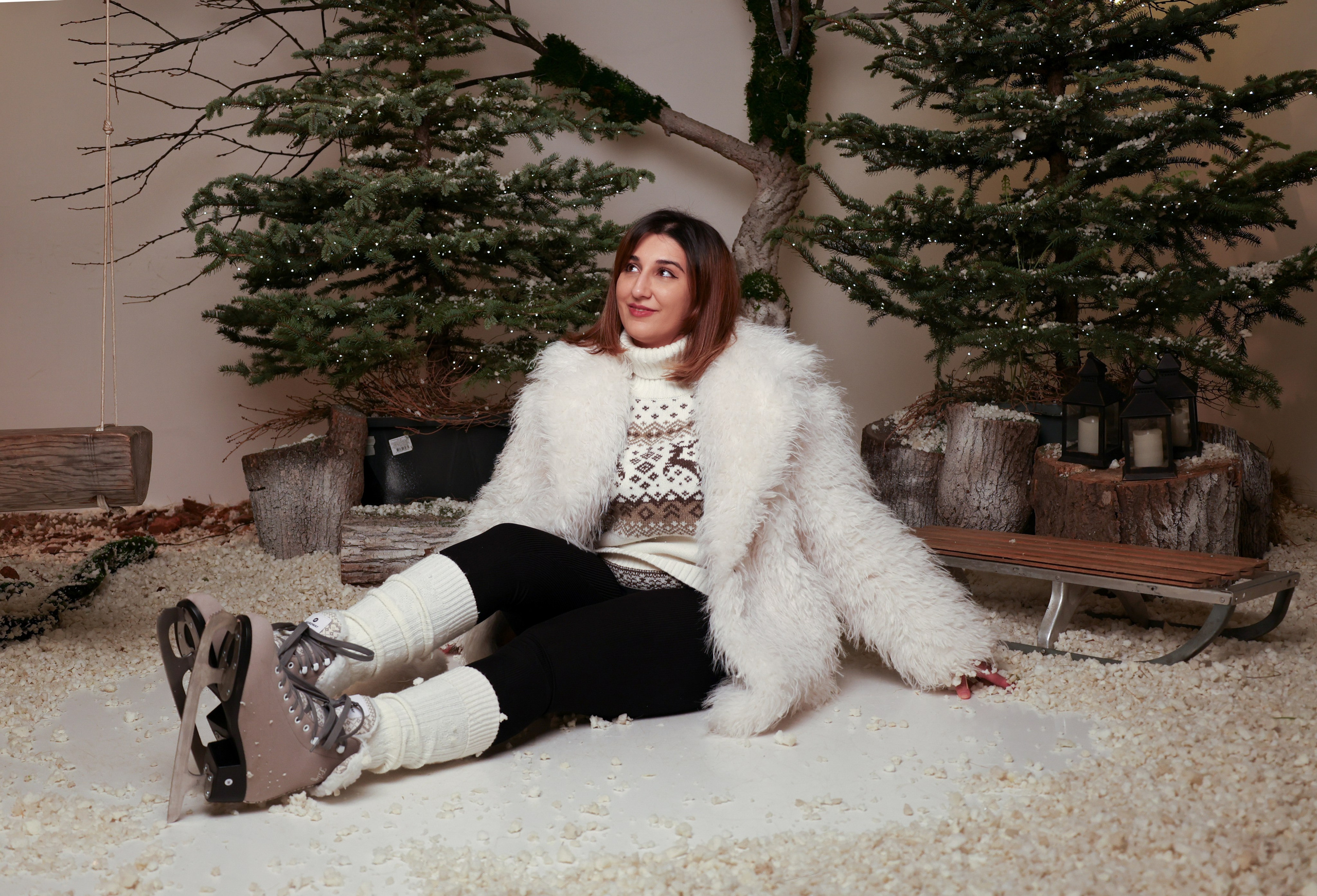 Зимняя новогодняя съёмка в My Home studio. Tatiana Shumskaya