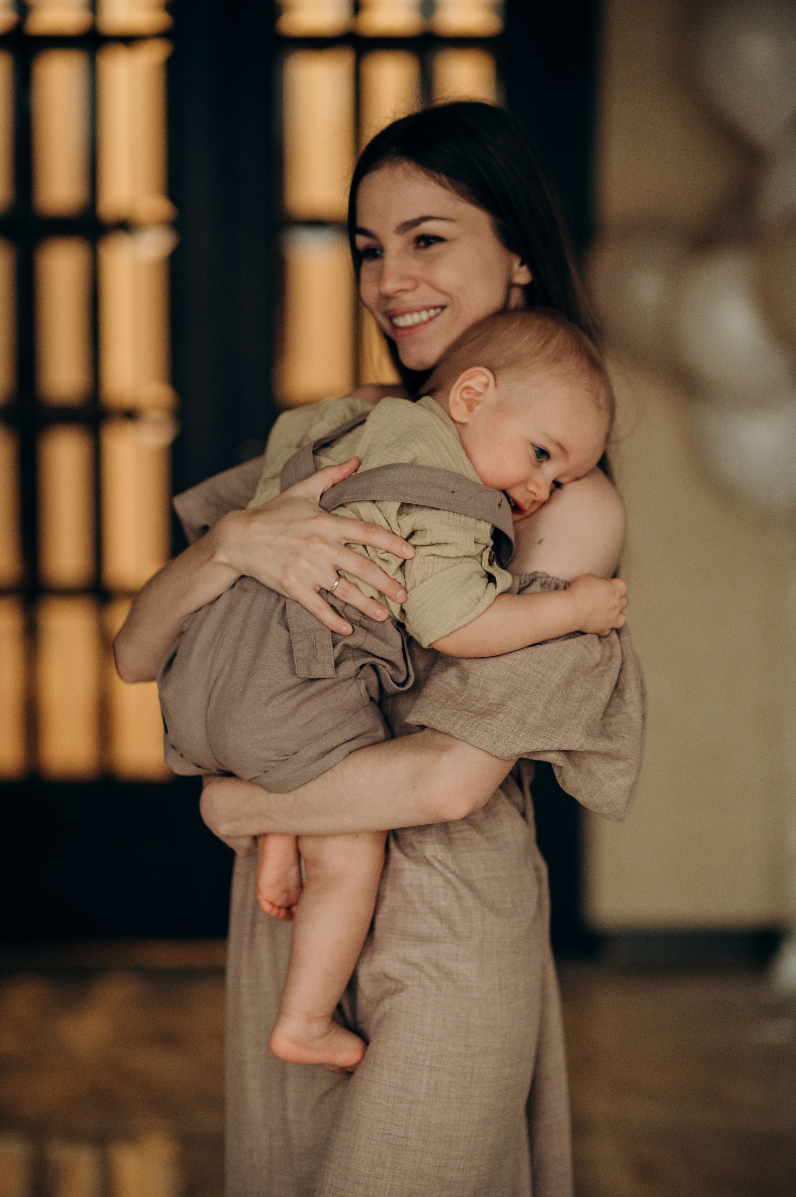 Домашняя фотосессия на годик. Семейный фотограф в Домодедово и Москве Елена Пичугина