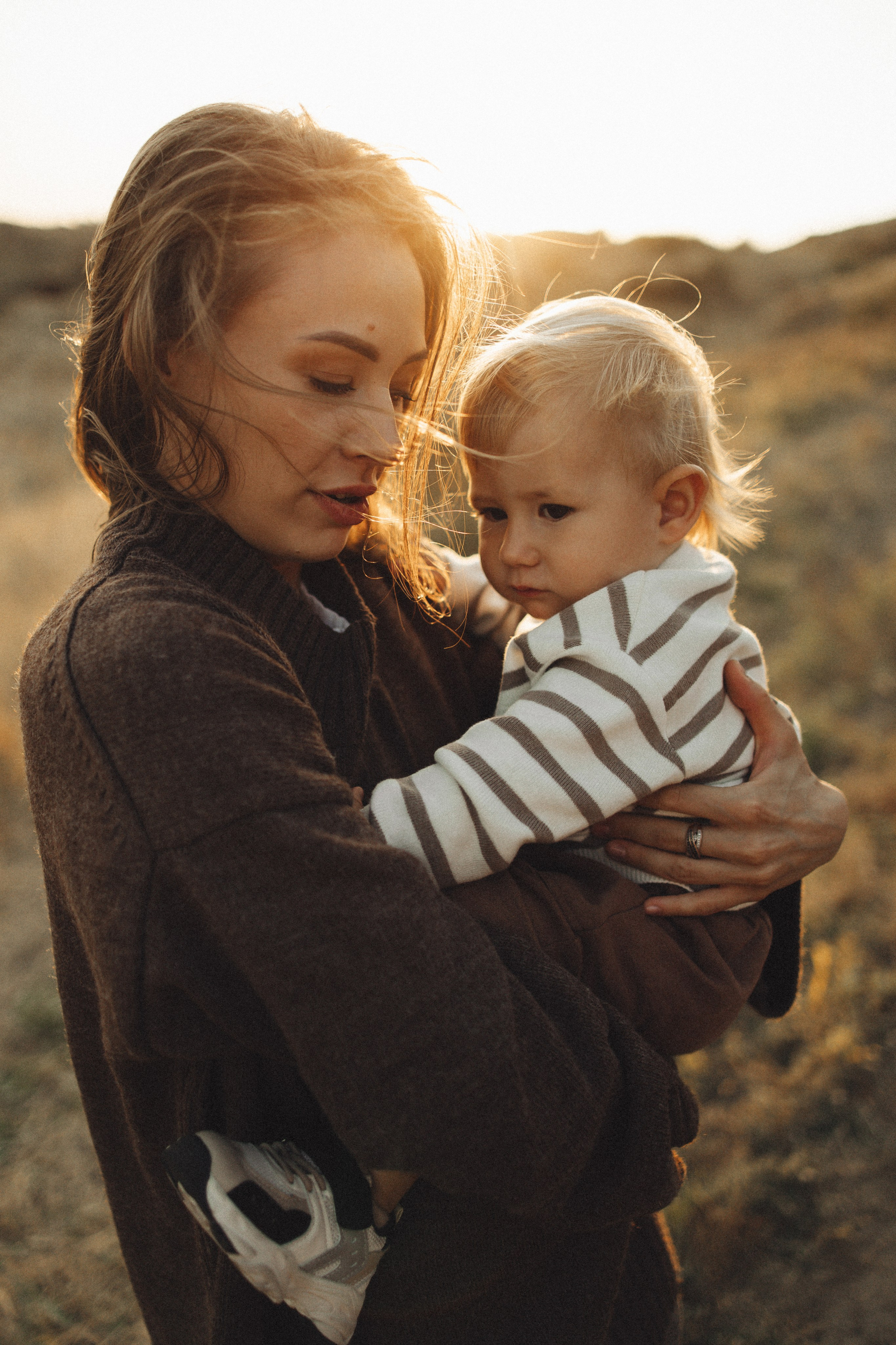 Семейная история, закат в Мержаново. Семейный и детский фотограф, таганрог, ростов-на-дону