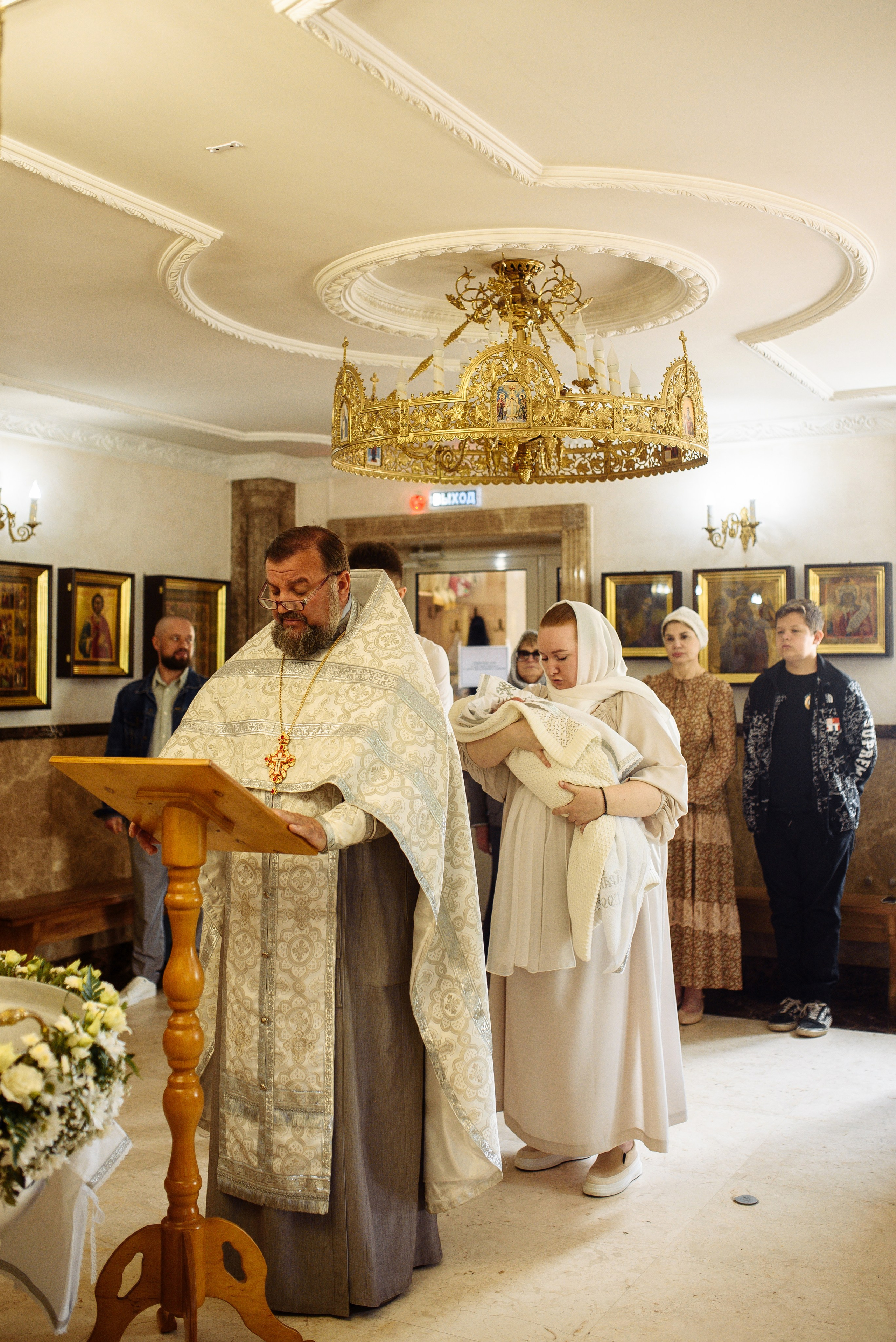 Крещение Богдана. Введенская церковь. Свадебный и семейный Фотограф в Пензе Татьяна Лапоногова