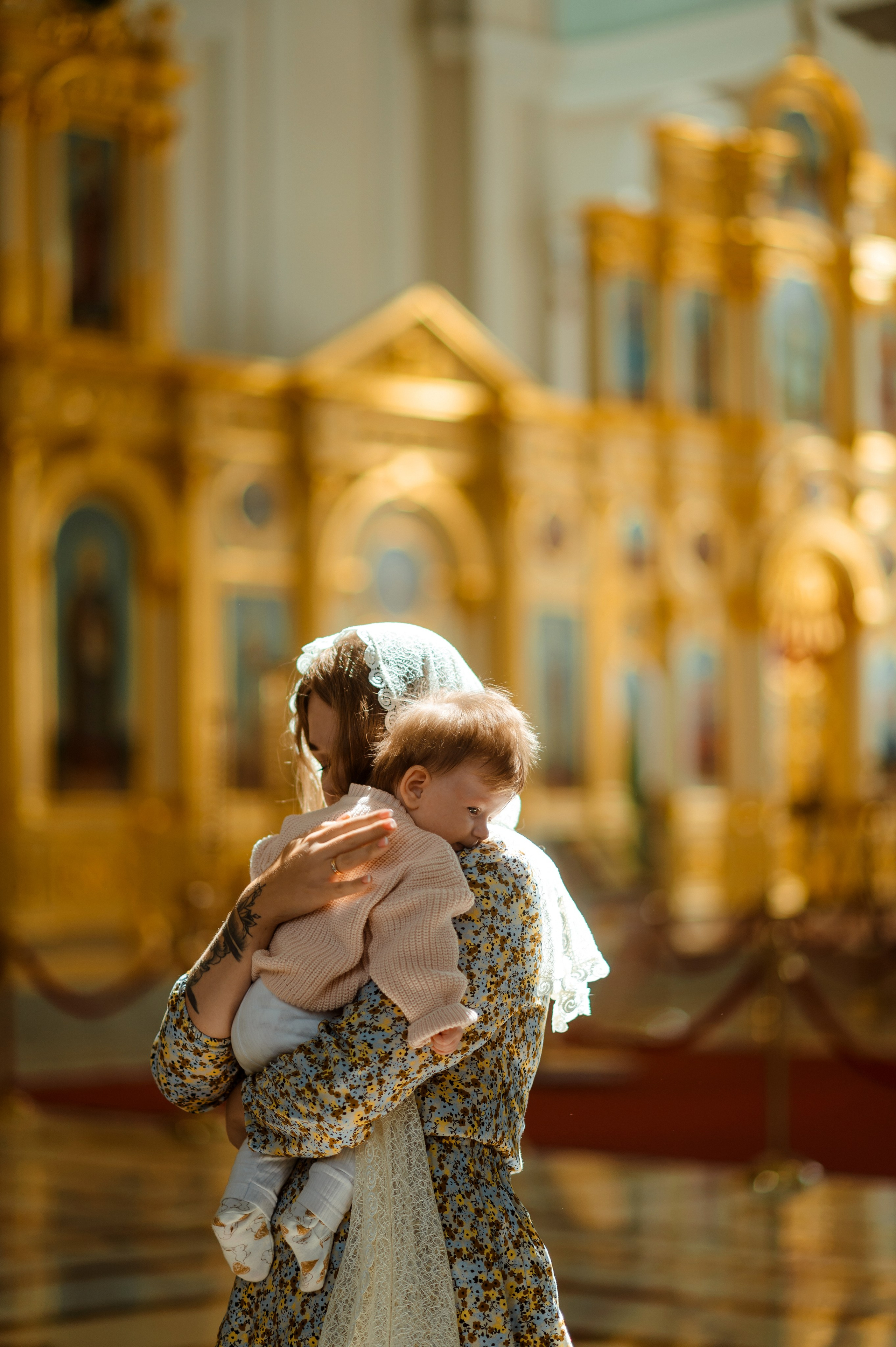 Крещение Сони. Спасский кафедральный собор. Свадебный и семейный Фотограф в Пензе Татьяна Лапоногова