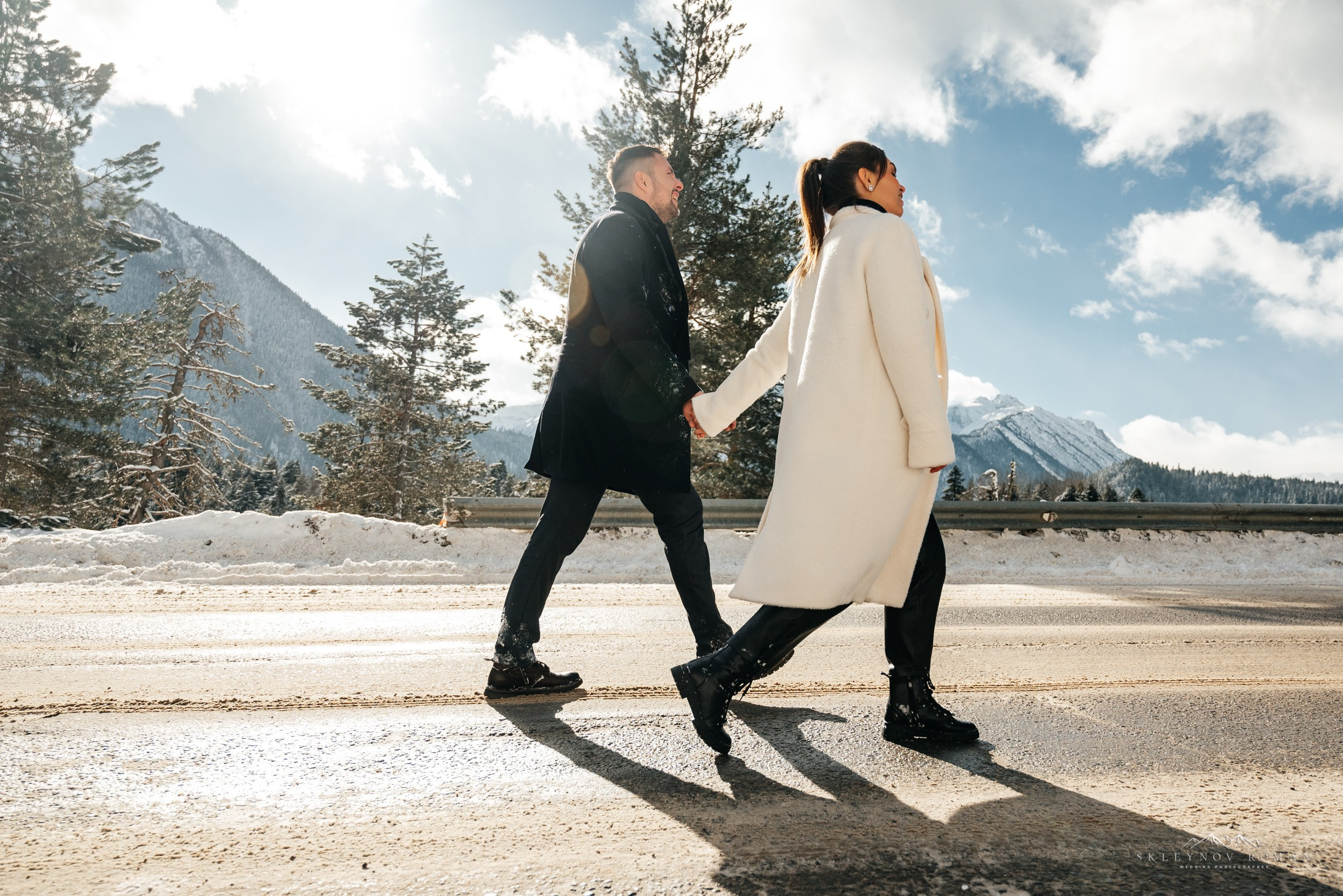 Прогулка Дарьи и Артема в горах Архыза. Свадебный и travel фотограф в Волгограде, Сочи, Домбае, Европе