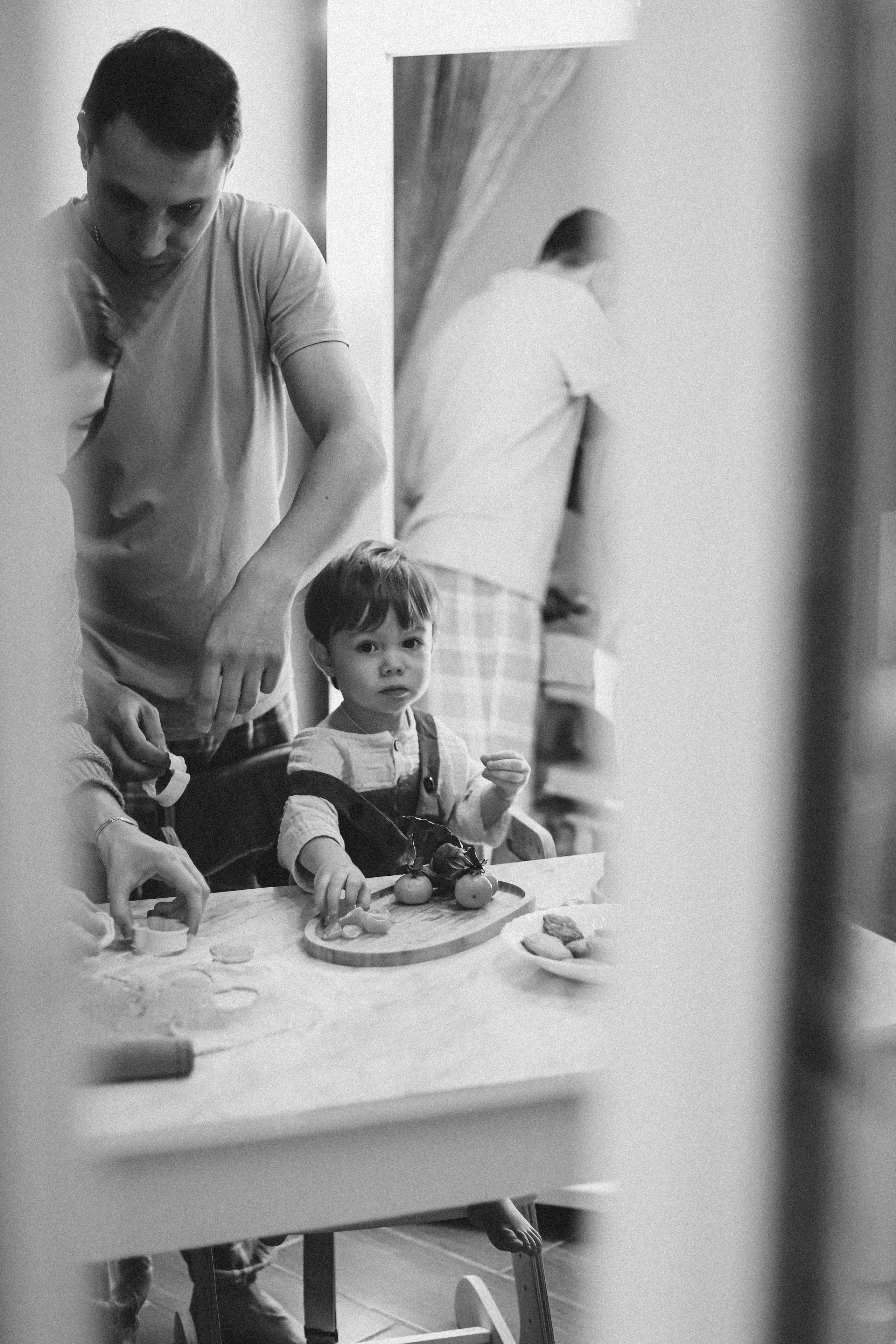 Домашняя новогодняя история. Алексей+Ксения+Дима. Услуги