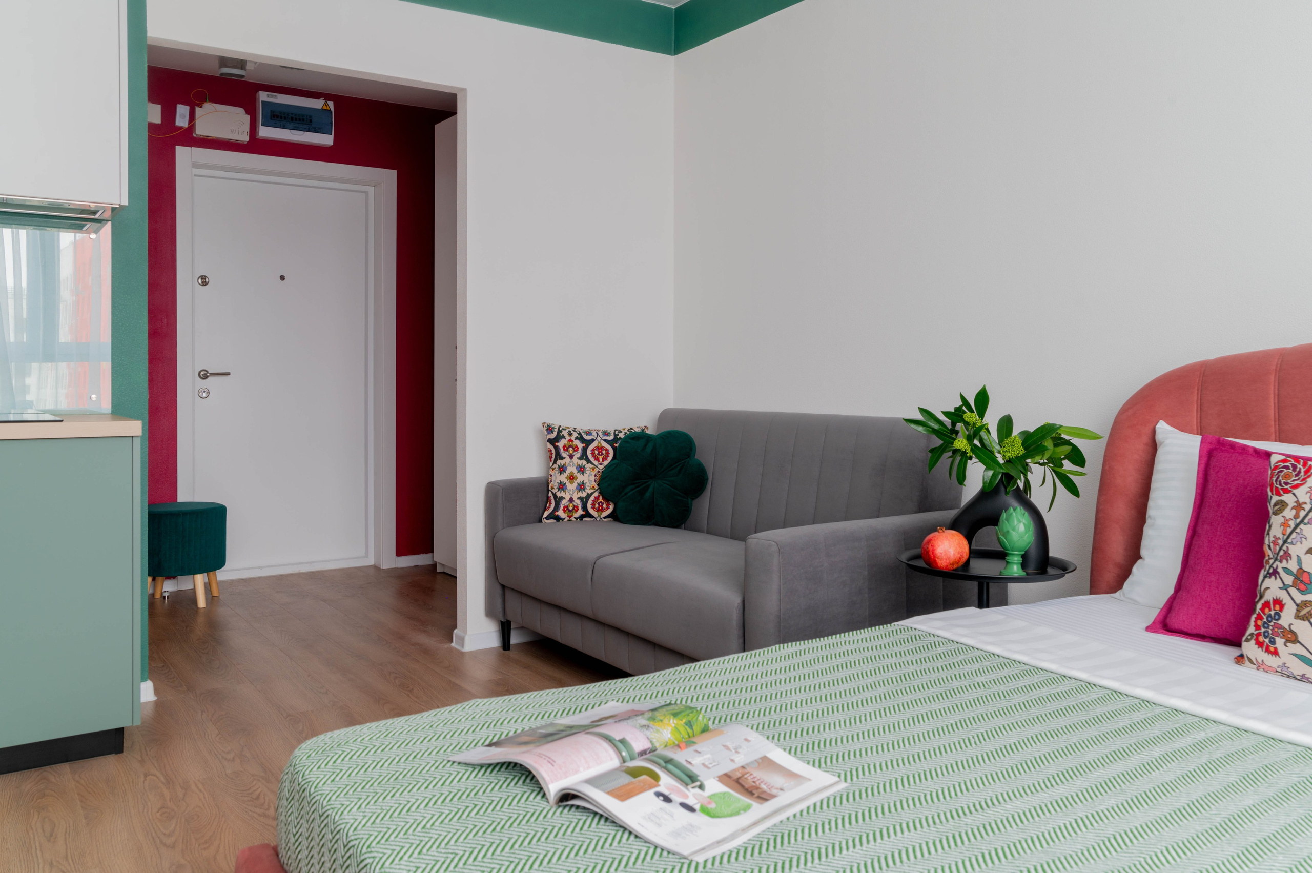 Съемка студии для посуточной аренды ЖК «Волга Парк». Интерьерный фотограф в Ярославле. Вероника Лазыкина