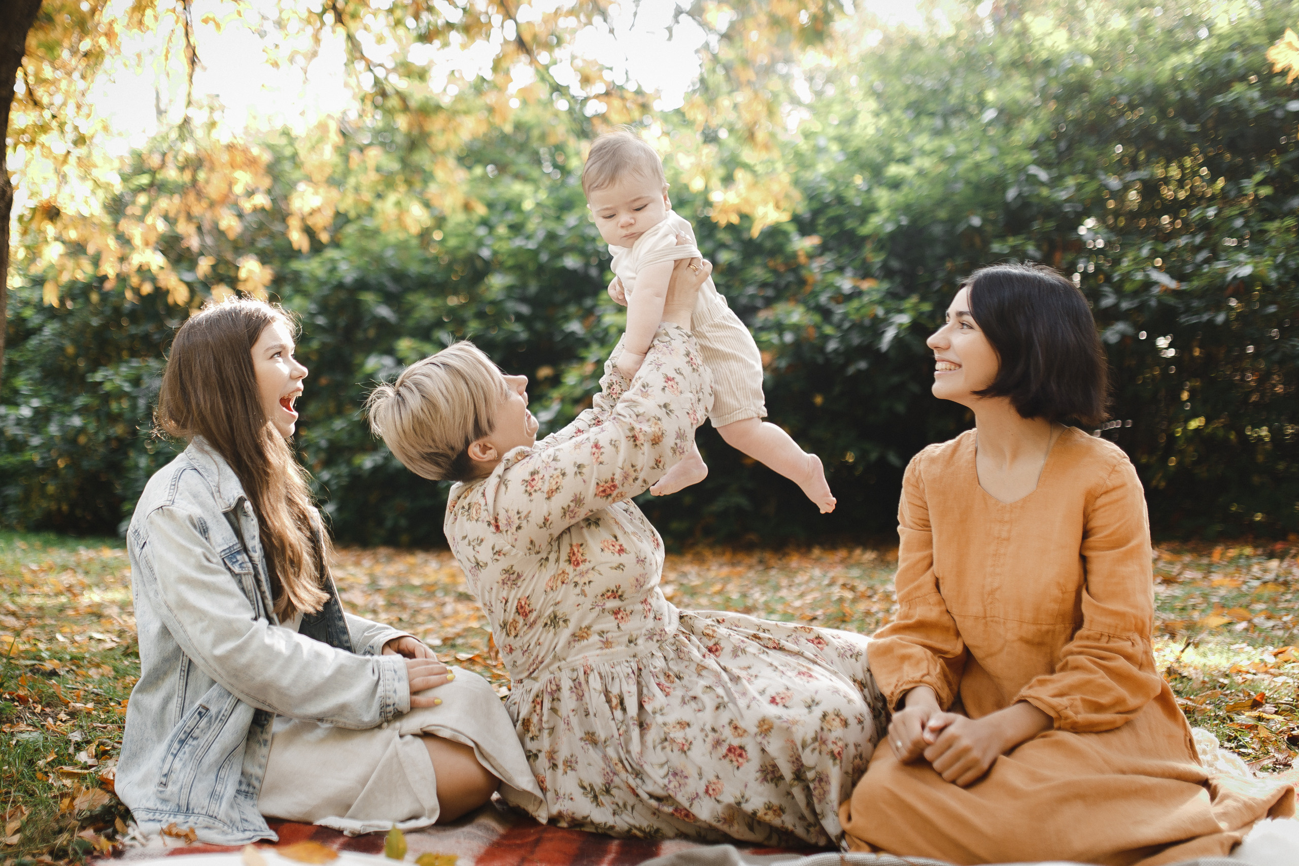 Осенняя семья. Семейный и свадебный фотограф Полина Принцева