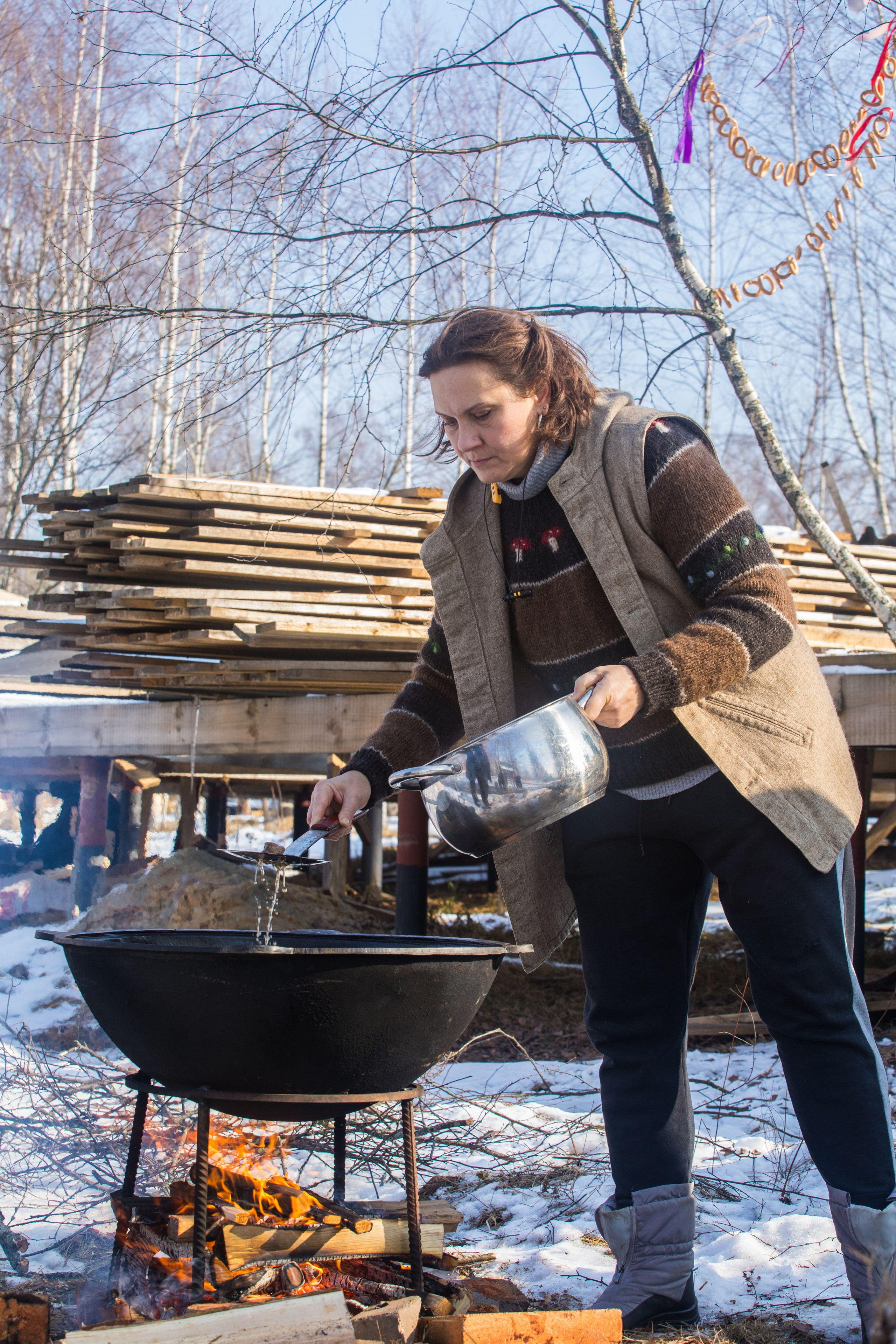 Масленица «КОЗЫ ДА БЕРЕЗЫ». Репортажный фотограф Елена Джаз в Москва
