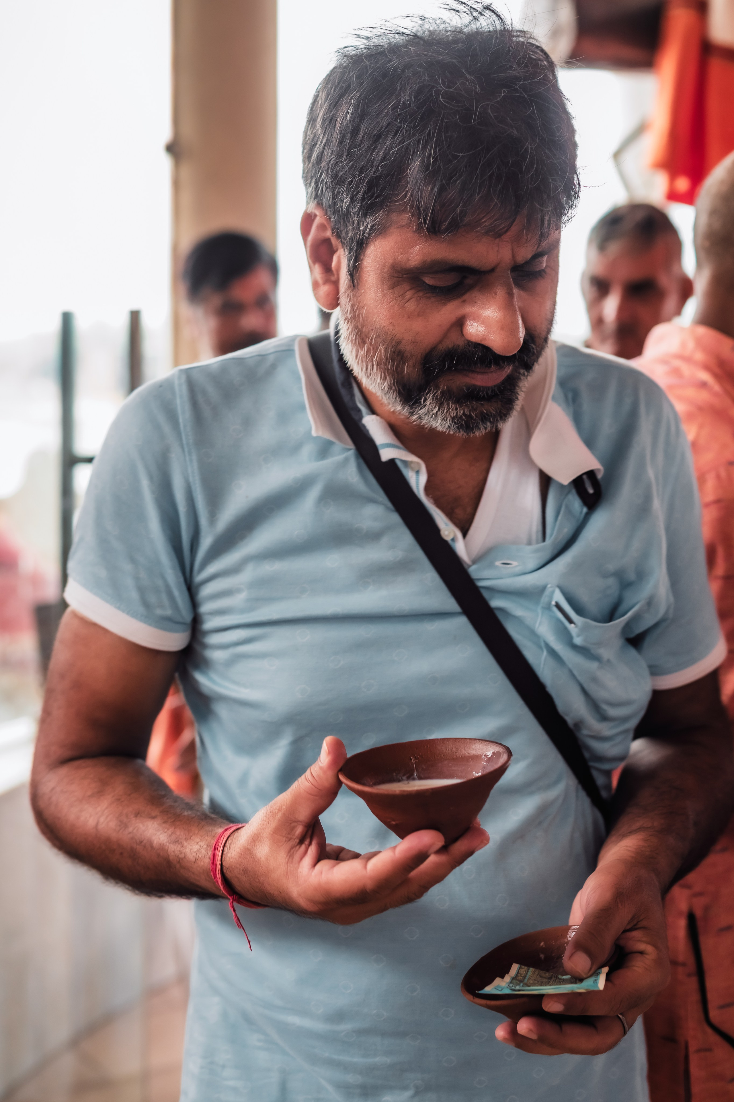 Abhisheka Devraha Baba on Sri Devdas ji maharaj bd. Mariam Bagdasaryan