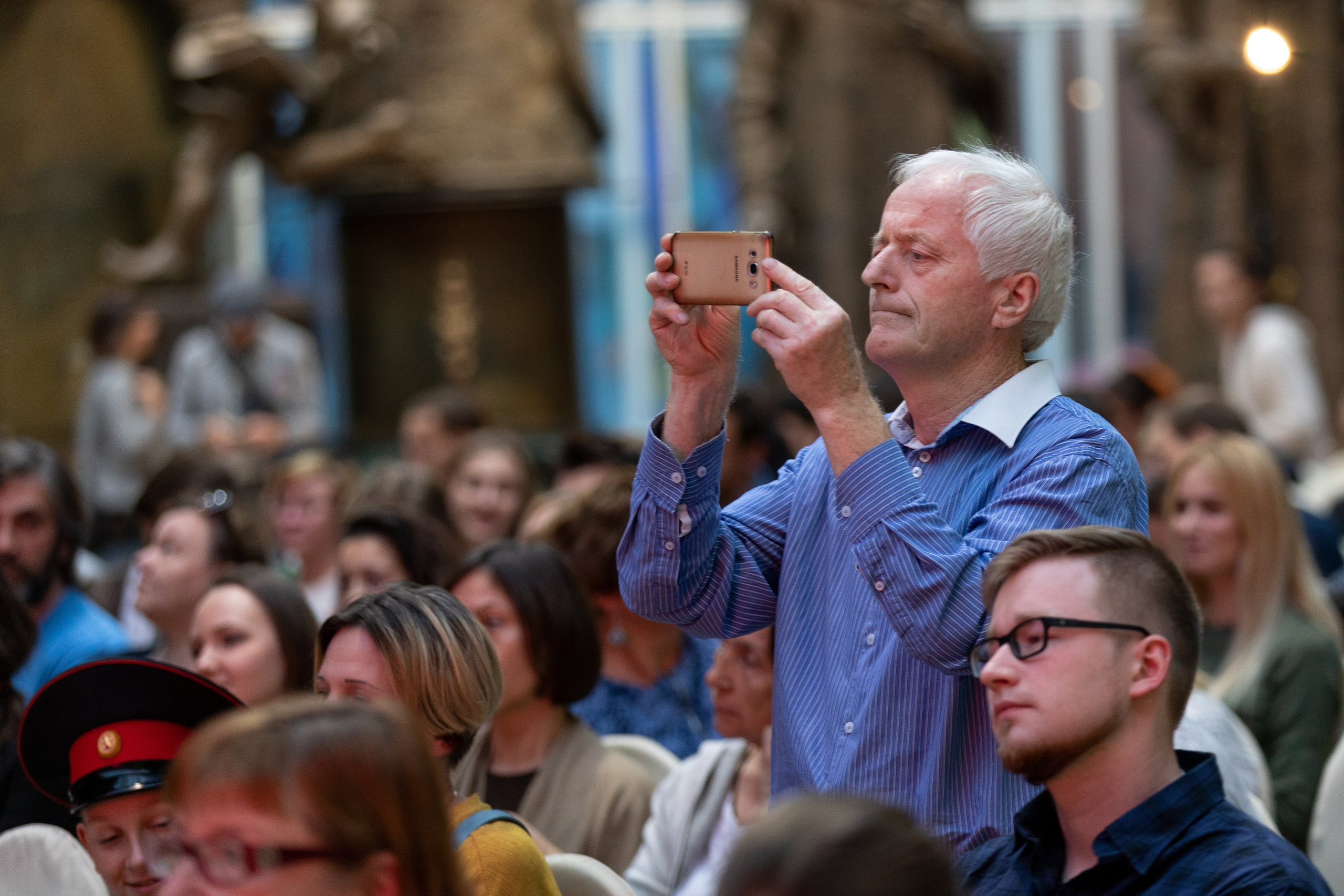 Награждение победителей Всенародной акции «Пою мою Москву». Фотограф Анна Зиновьева