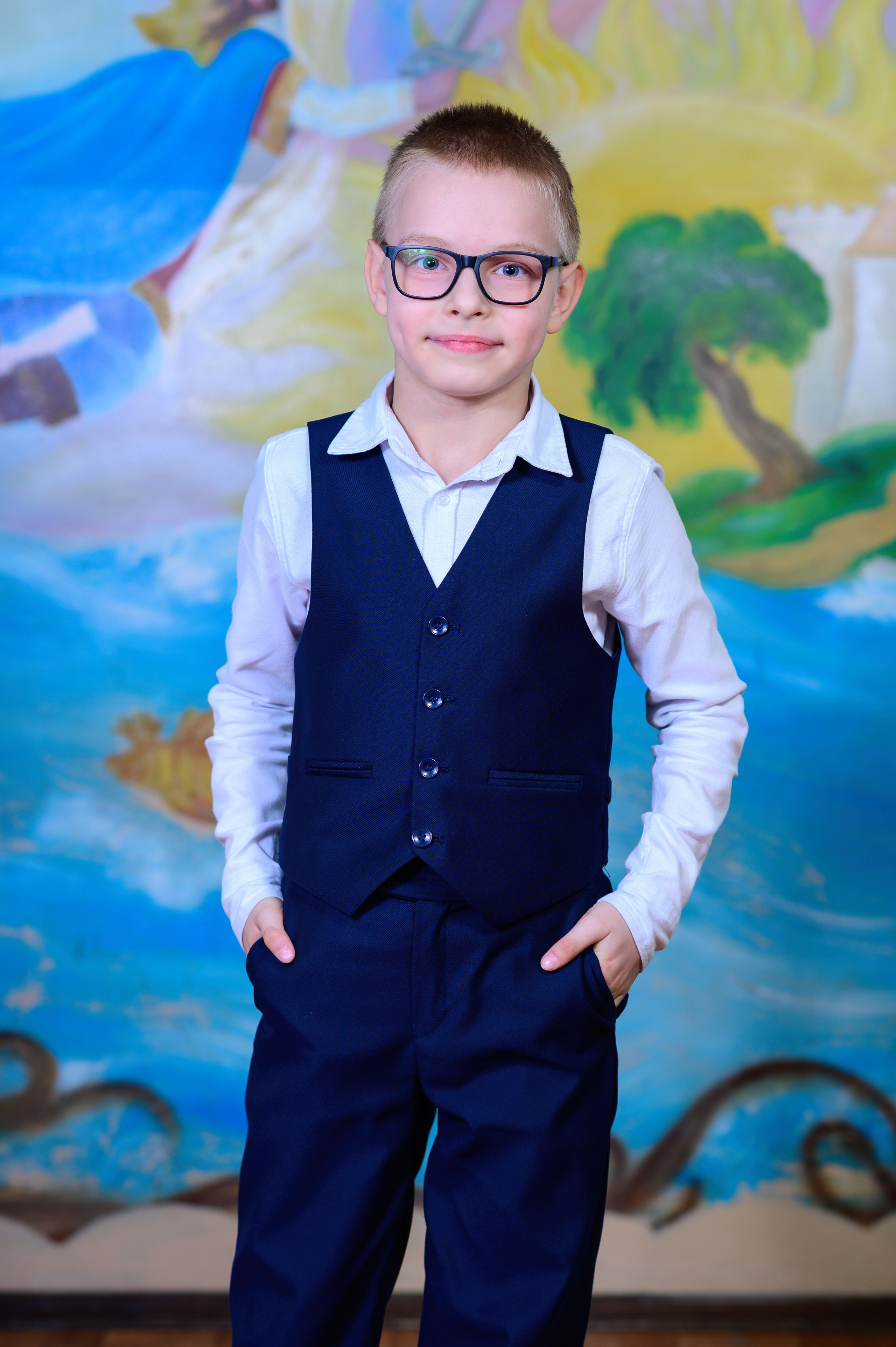 Портрет и общая фотография класса. Выпускной школьный альбом в Москве / Школьный фотограф Юлия Михайленко