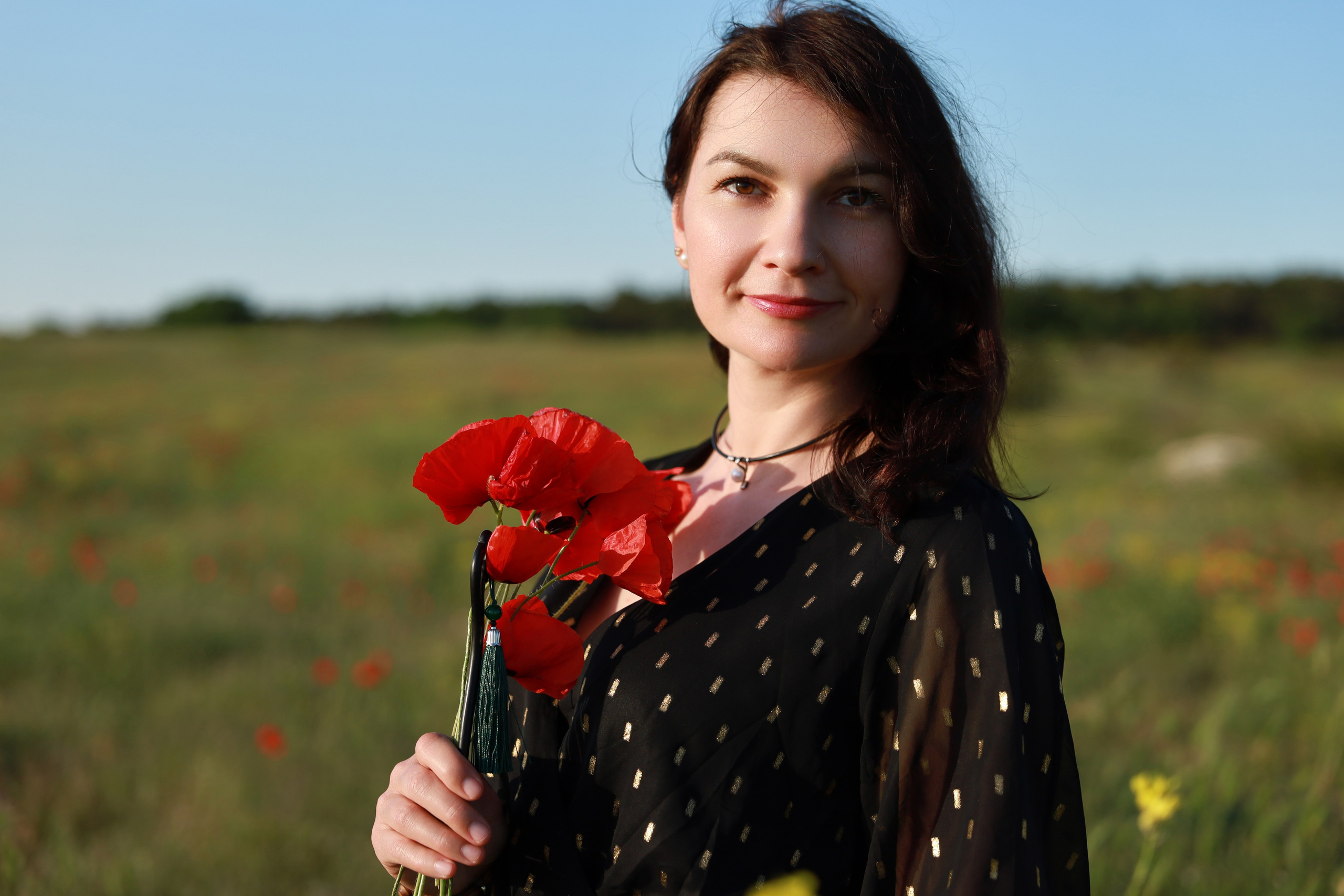 Фотосессия выездная. Ромашки, маки, природа. Фотограф в Крыму Татьяна Барицкая ЕНОТИКА