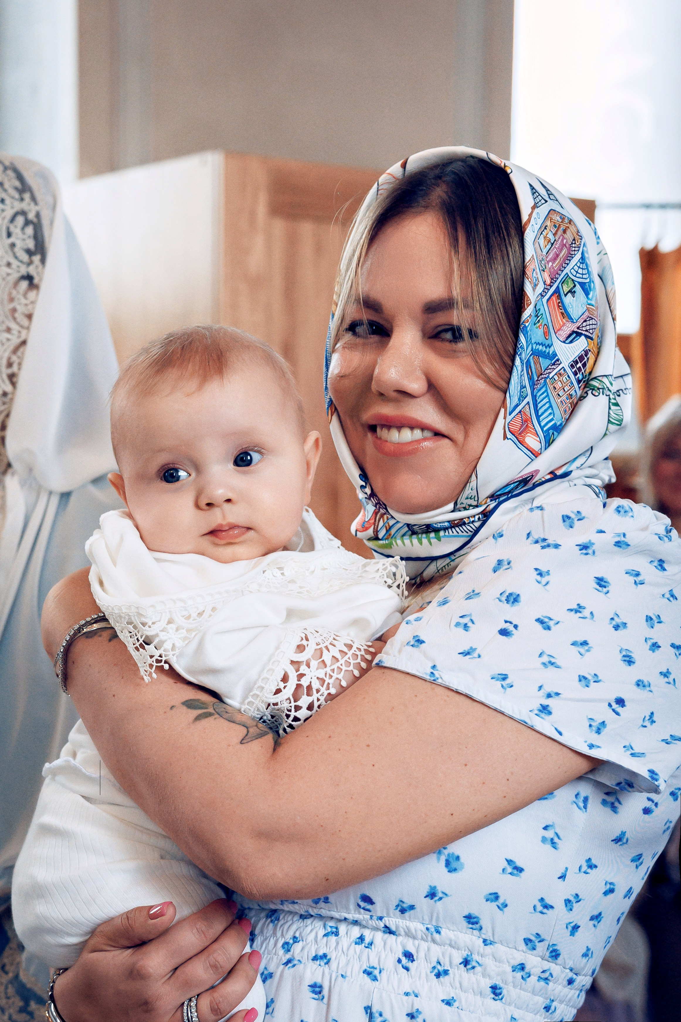 Крещение в Елоховском Богоявленном соборе. Профессиональный фотограф в Москве и Мо Мария Шантарёва