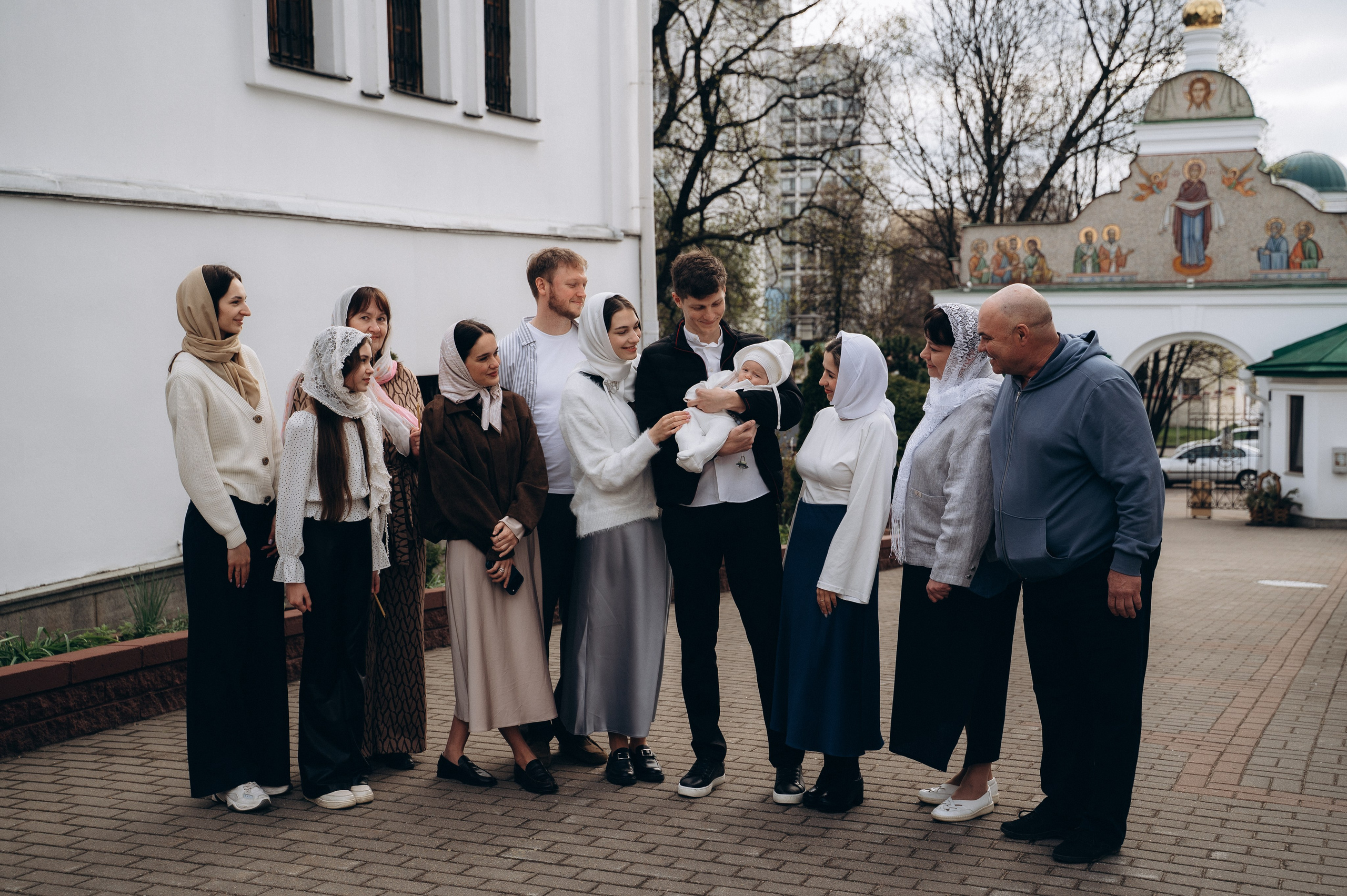 Крещение Артура (Храм Марии Магдалины). Семейный фотограф в Минске Дарья Дреко